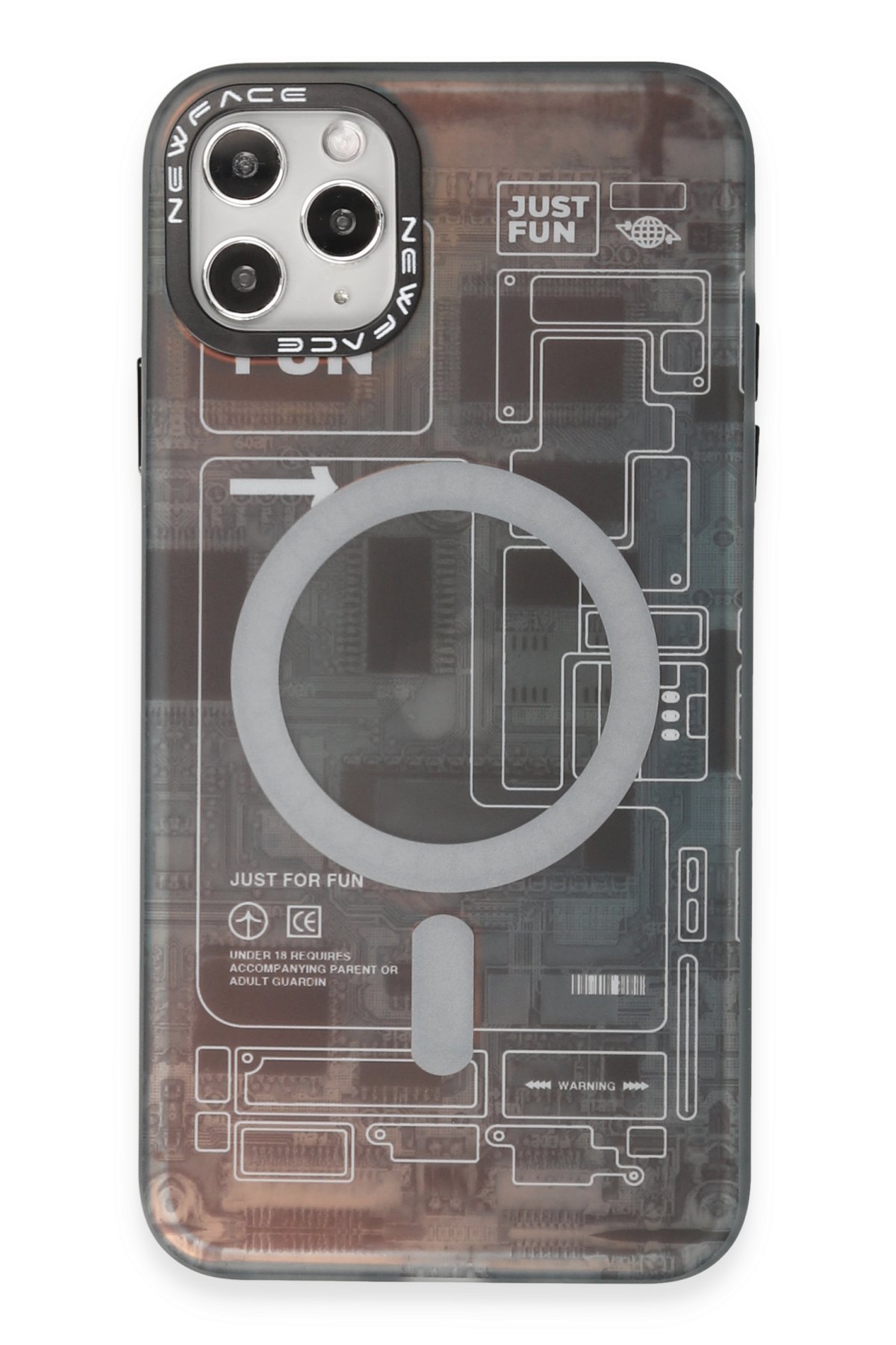 Newface iPhone 11 Pro Kılıf Lansman Legant Silikon - Bordo