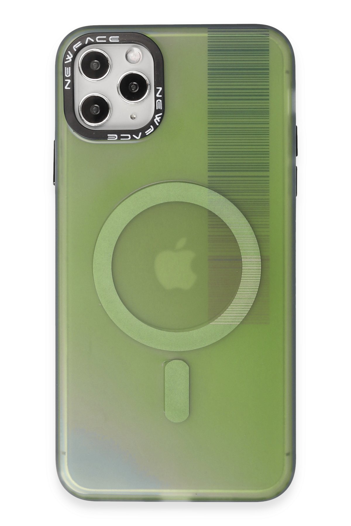 Newface iPhone 11 Pro Kılıf Lüx Çift Renkli Silikon - Sarı