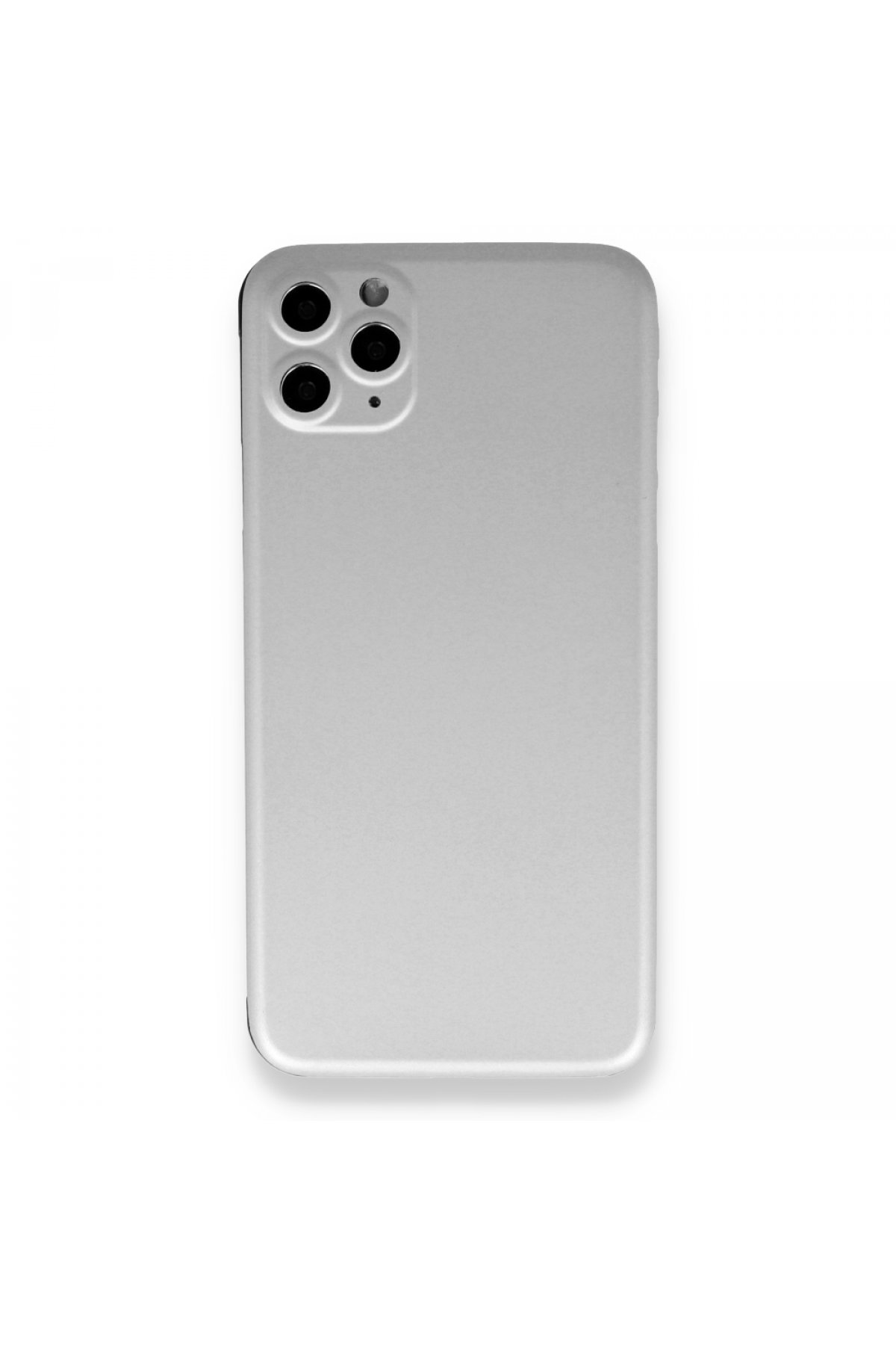 Newface iPhone 11 Pro Max Kılıf Nano içi Kadife  Silikon - Koyu Mor