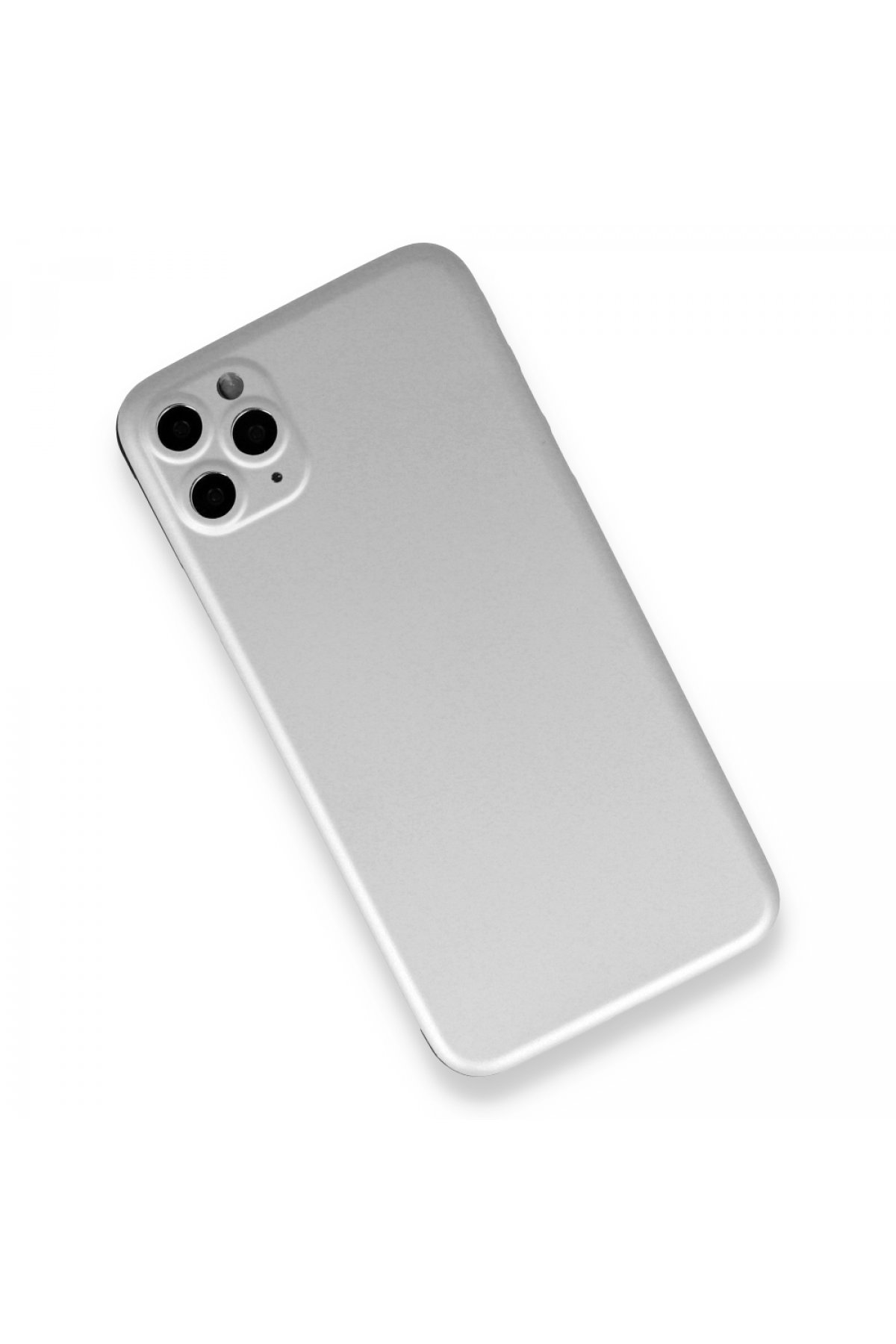 Newface iPhone 11 Pro Max Kılıf Nano içi Kadife  Silikon - Koyu Mor