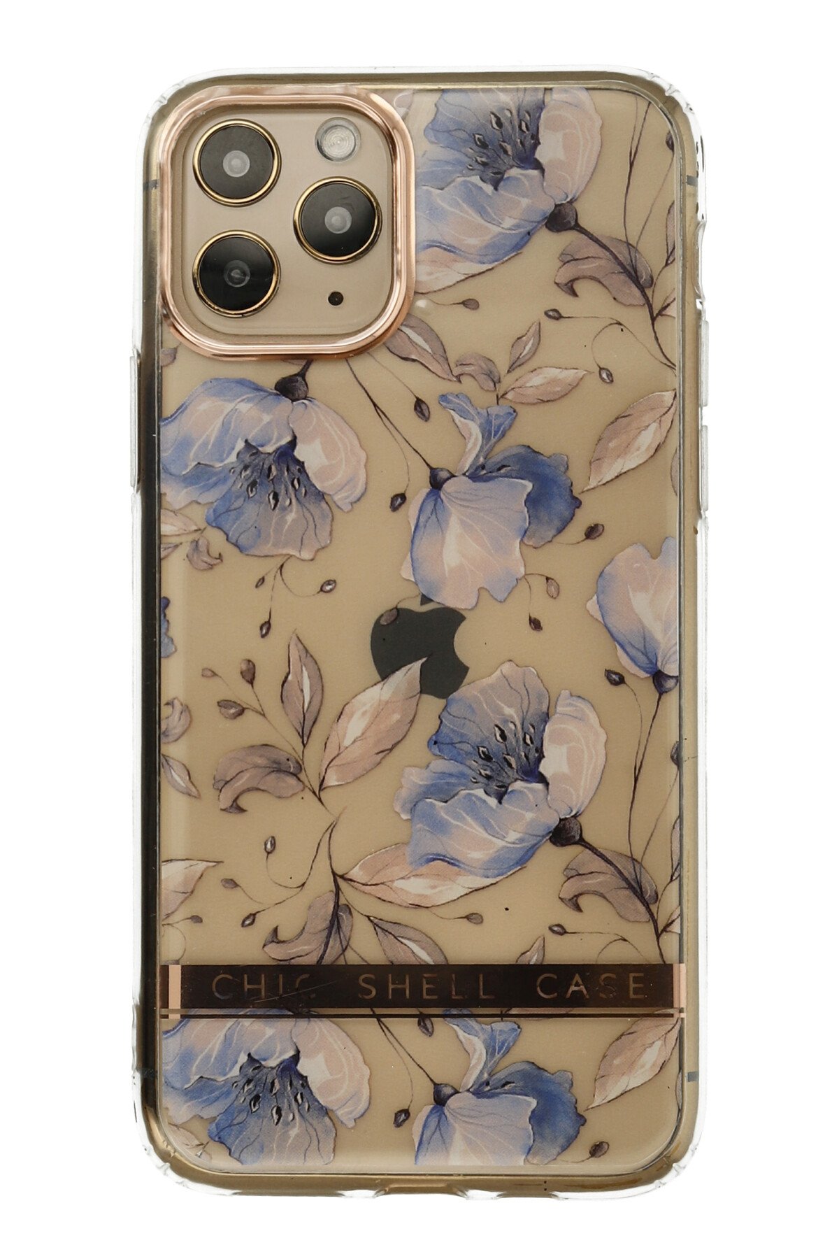 Newface iPhone 11 Pro Max Kılıf Montreal Yüzüklü Silikon Kapak - Lacivert