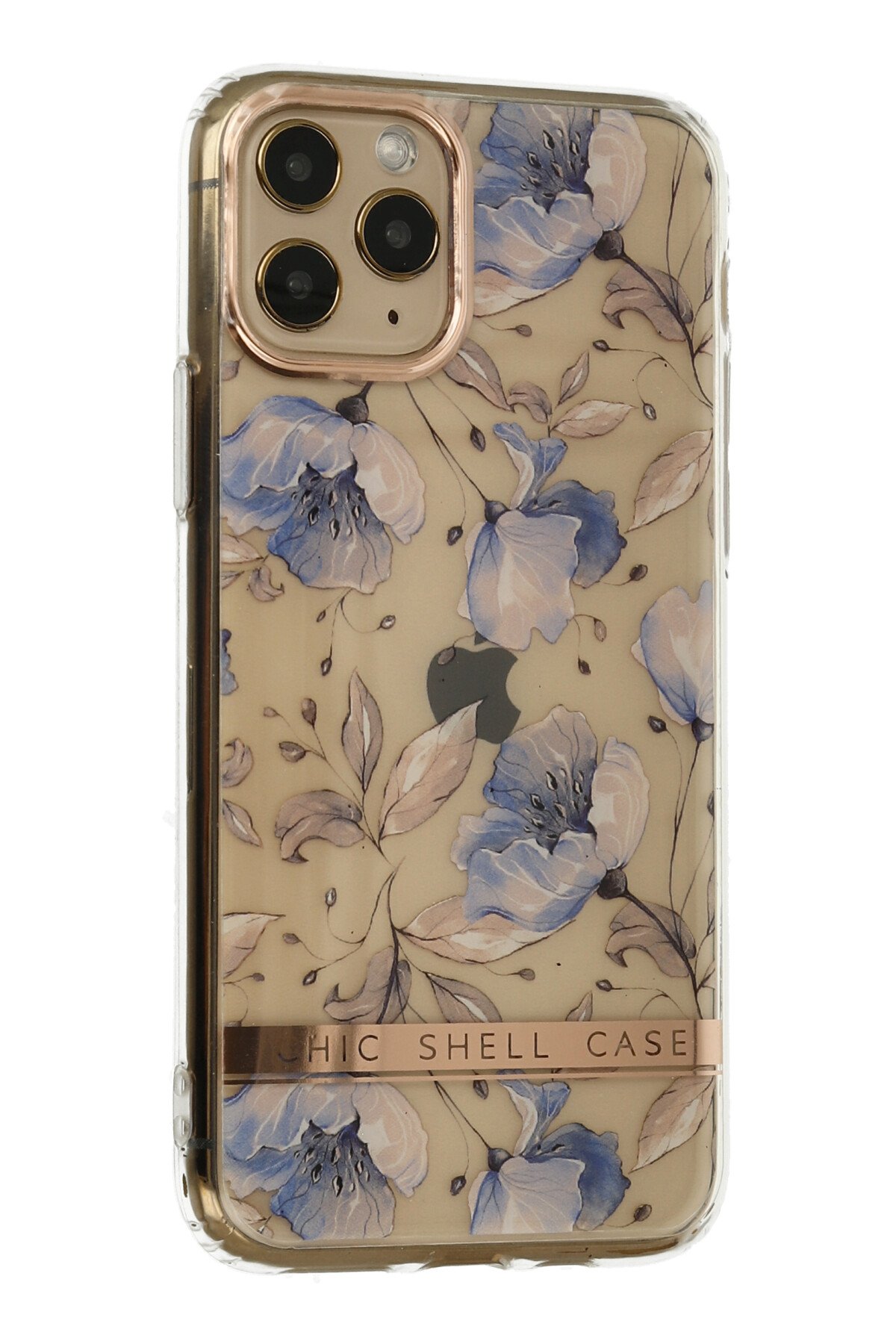 Newface iPhone 11 Pro Max Kılıf Montreal Yüzüklü Silikon Kapak - Lacivert