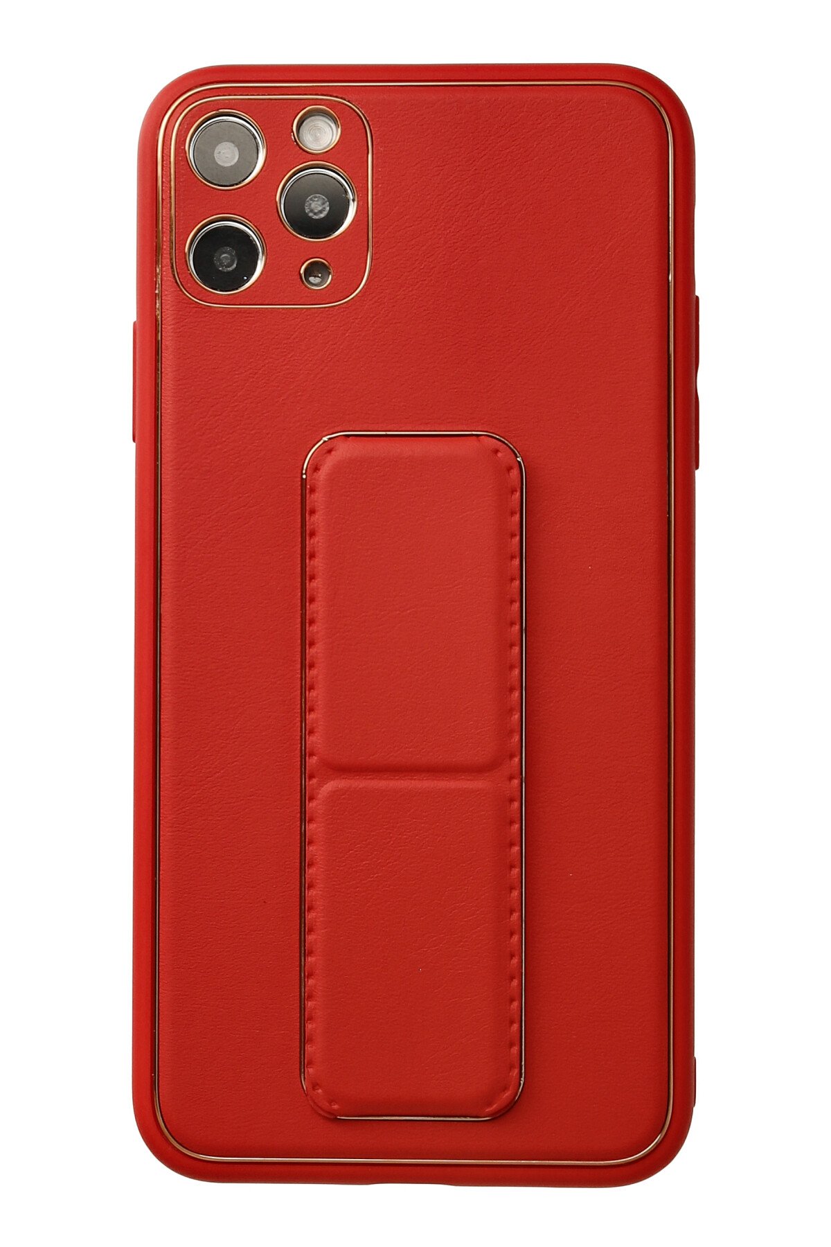 Newface iPhone 11 Pro Max Kılıf Auto Focus Kapak - Kırmızı