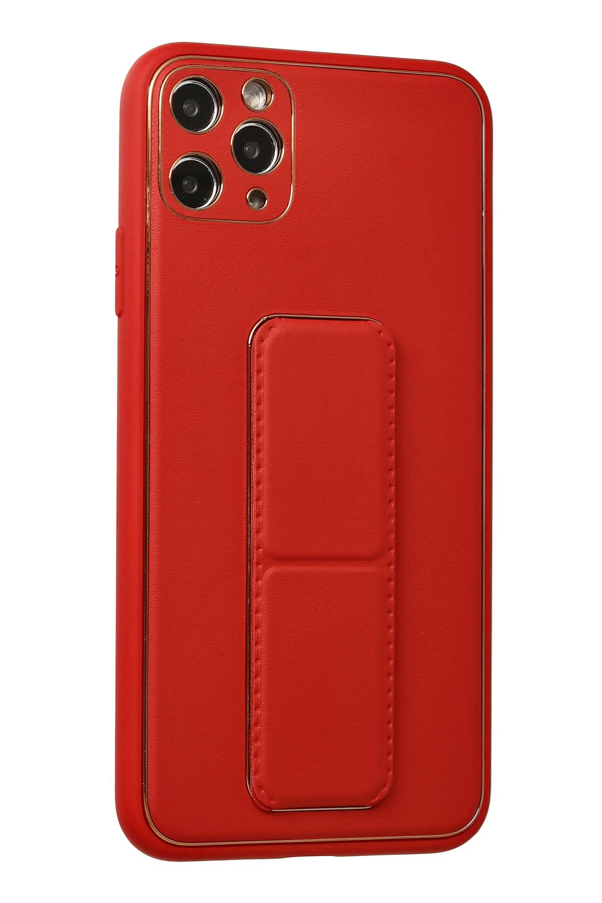 Newface iPhone 11 Pro Max Kılıf Auto Focus Kapak - Kırmızı