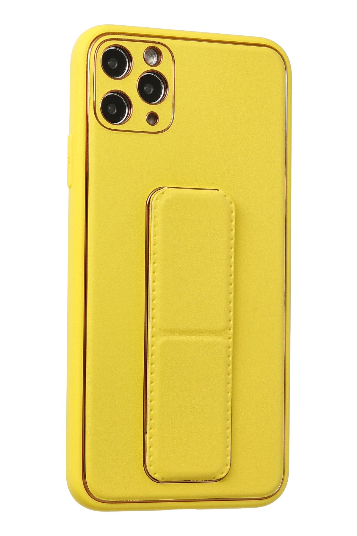 Newface iPhone 11 Pro Max Kılıf Boyi Magsafe Silikon Kapak - Kahverengi