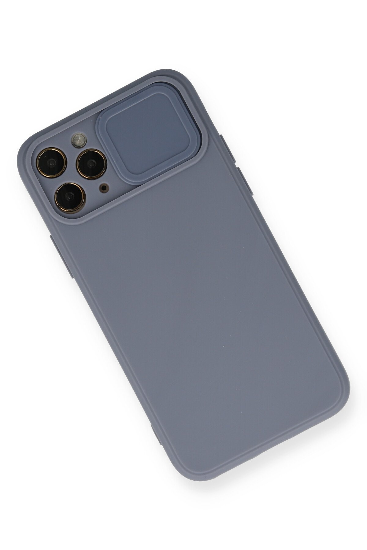 Newface iPhone 11 Pro Max Kılıf Sofya Yüzüklü Silikon Kapak - Yeşil