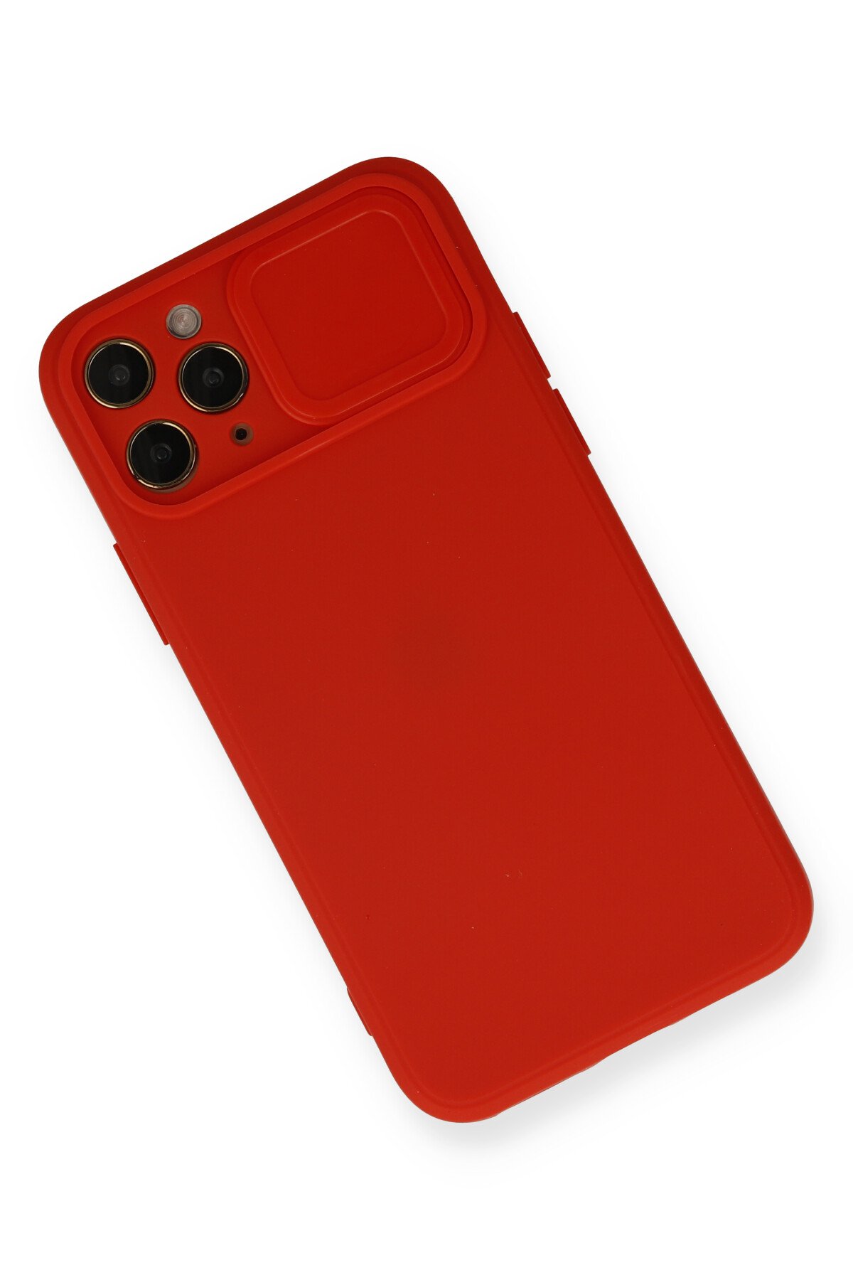 Newface iPhone 11 Pro Max Kılıf Tank Silikon Kapak - Gold