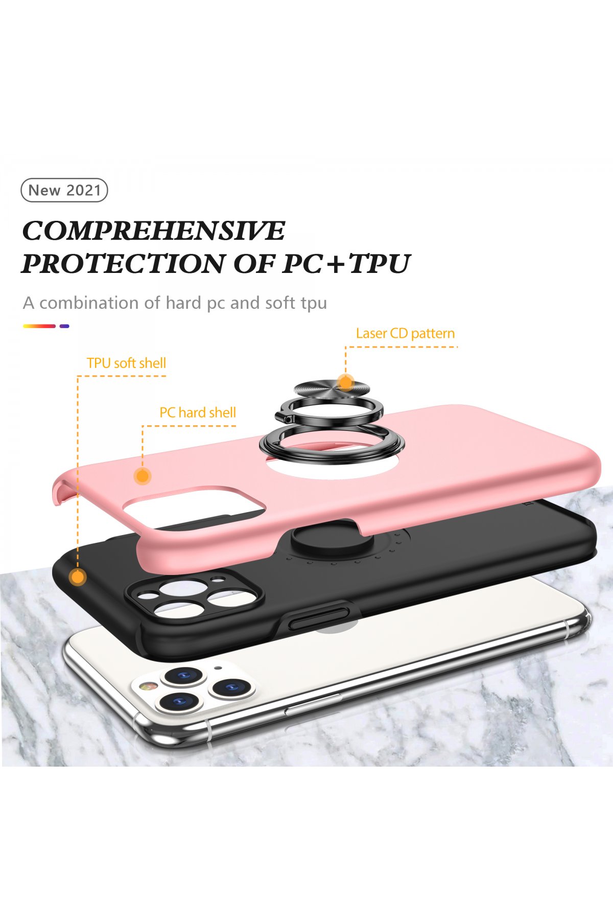 Newface iPhone 11 Pro Max Kılıf Lodos Magneticsafe Mat Kapak - Sierra Blue