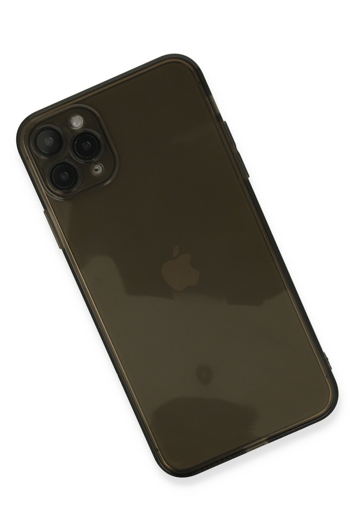 Newface iPhone 11 Pro Max Kılıf Gros Yüzüklü Silikon - Gold