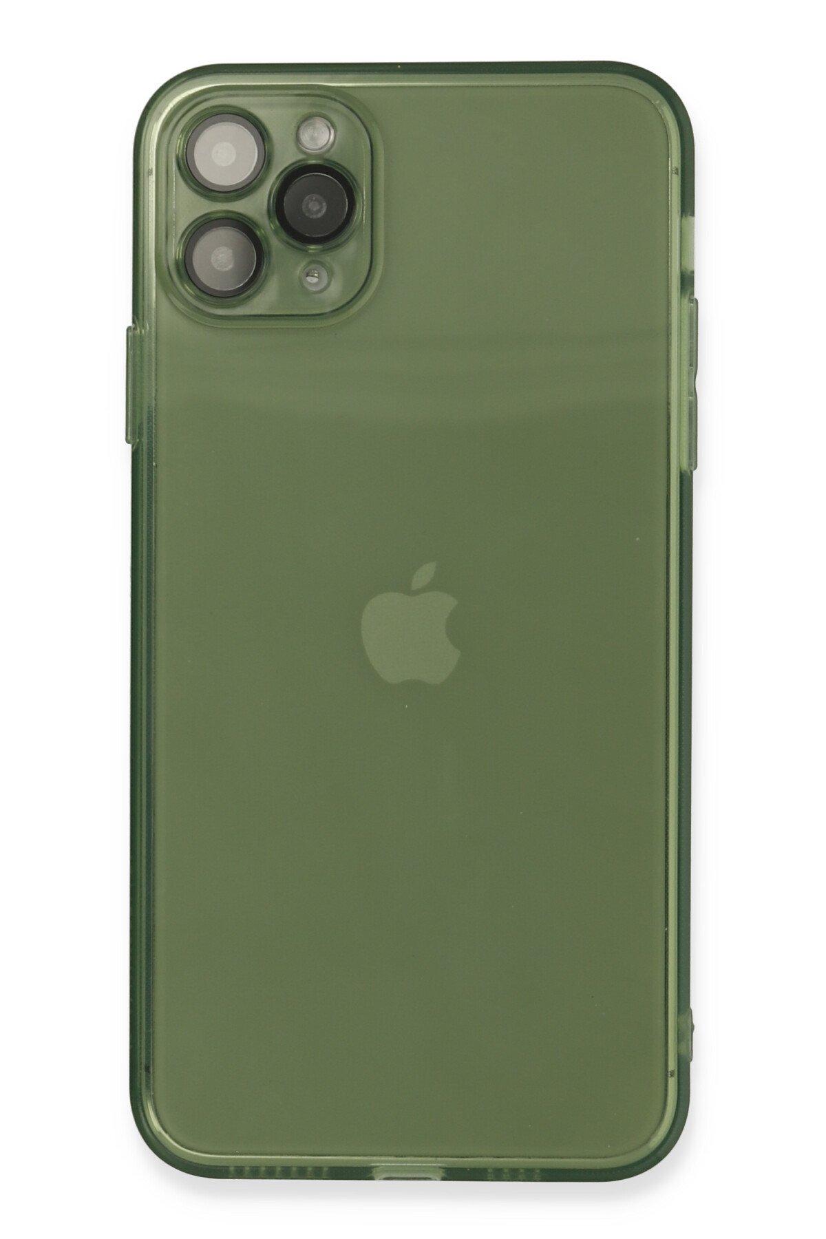Newface iPhone 11 Pro Max Kılıf Palm Buzlu Kamera Sürgülü Silikon - Lacivert