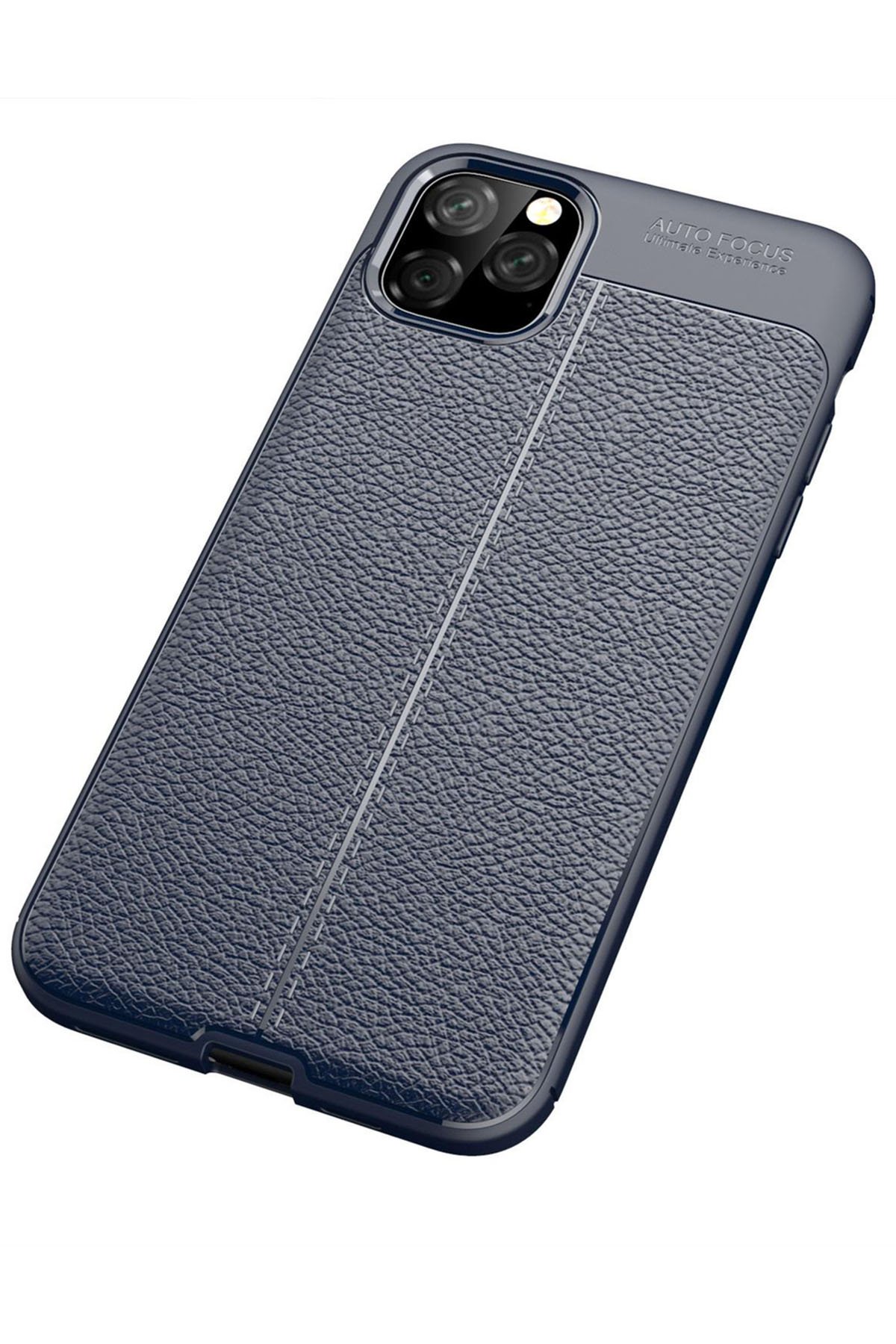 Newface iPhone 11 Pro Max Kılıf Nano içi Kadife  Silikon - Siyah