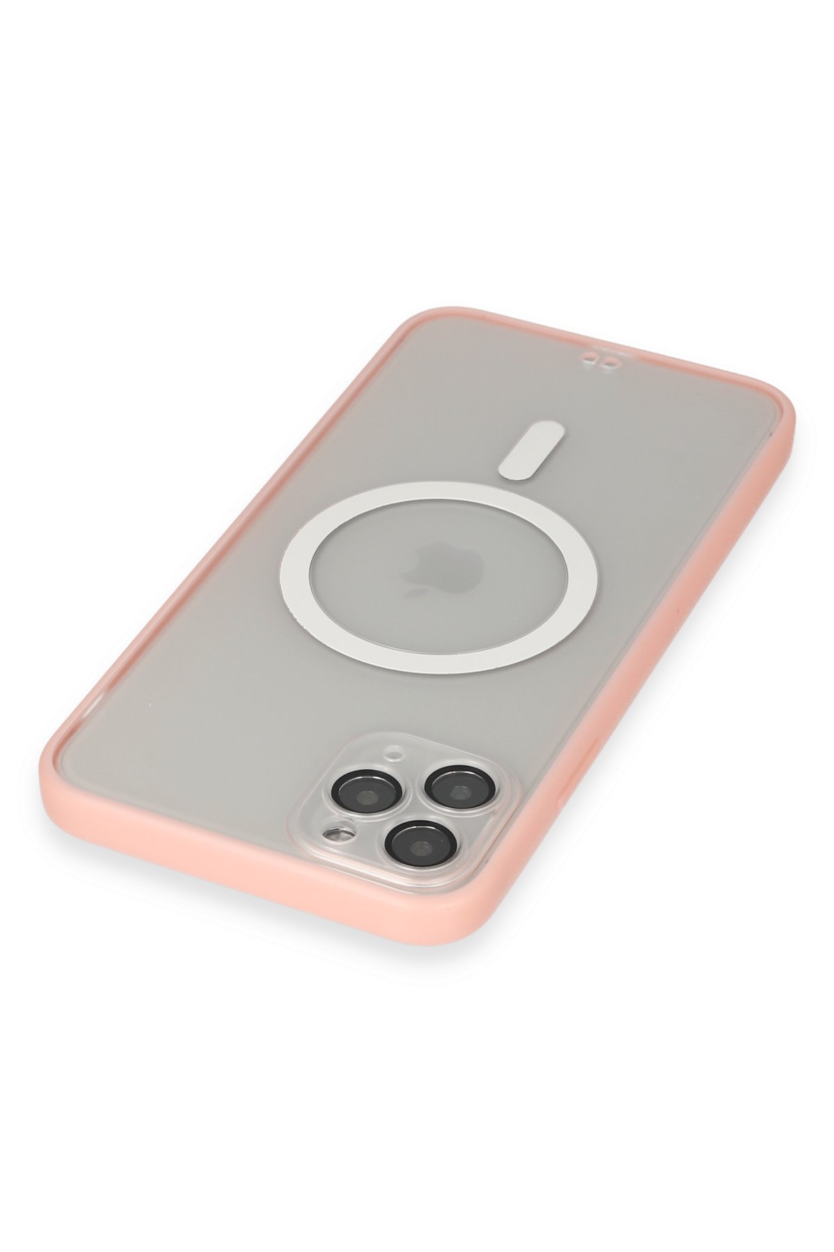 Newface iPhone 11 Pro Max Kılıf First Silikon - Rose Gold