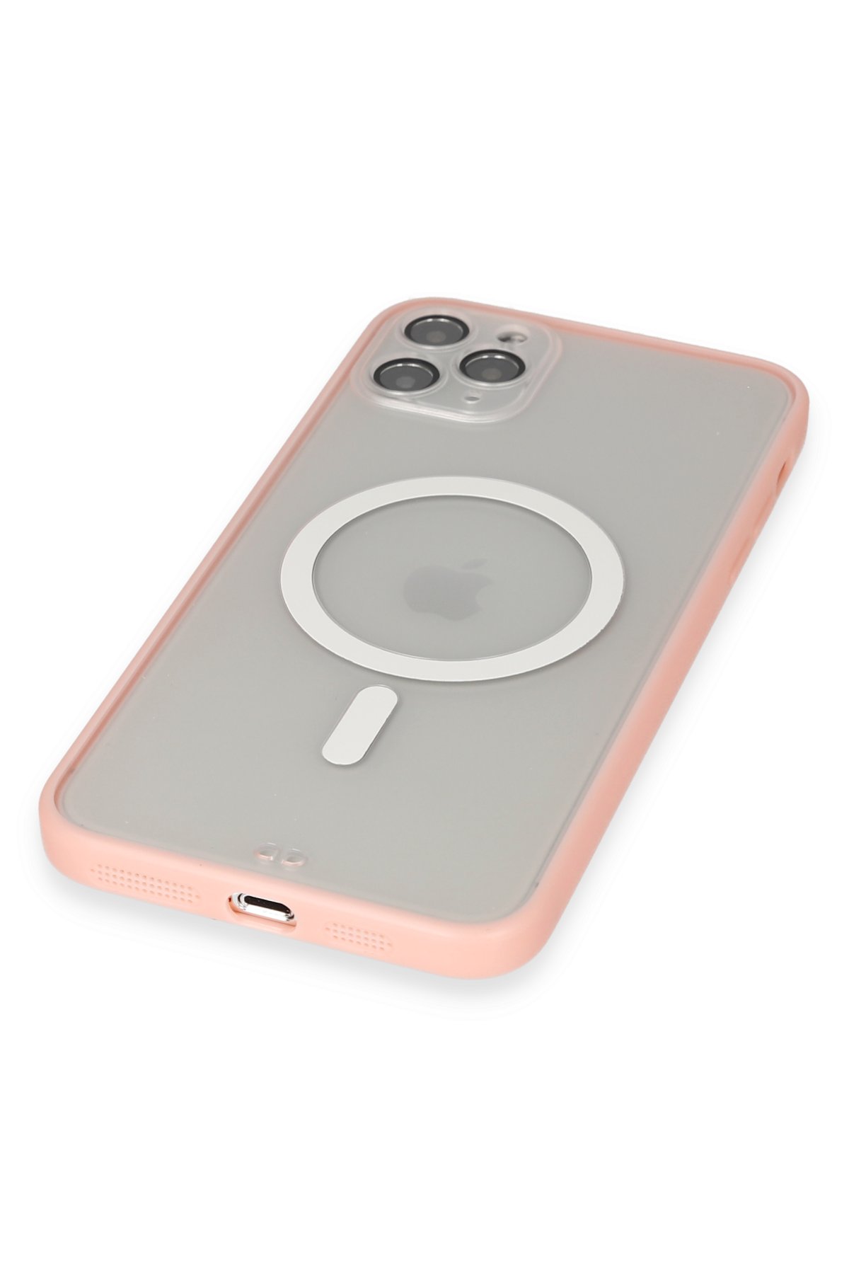 Newface iPhone 11 Pro Max Kılıf First Silikon - Rose Gold