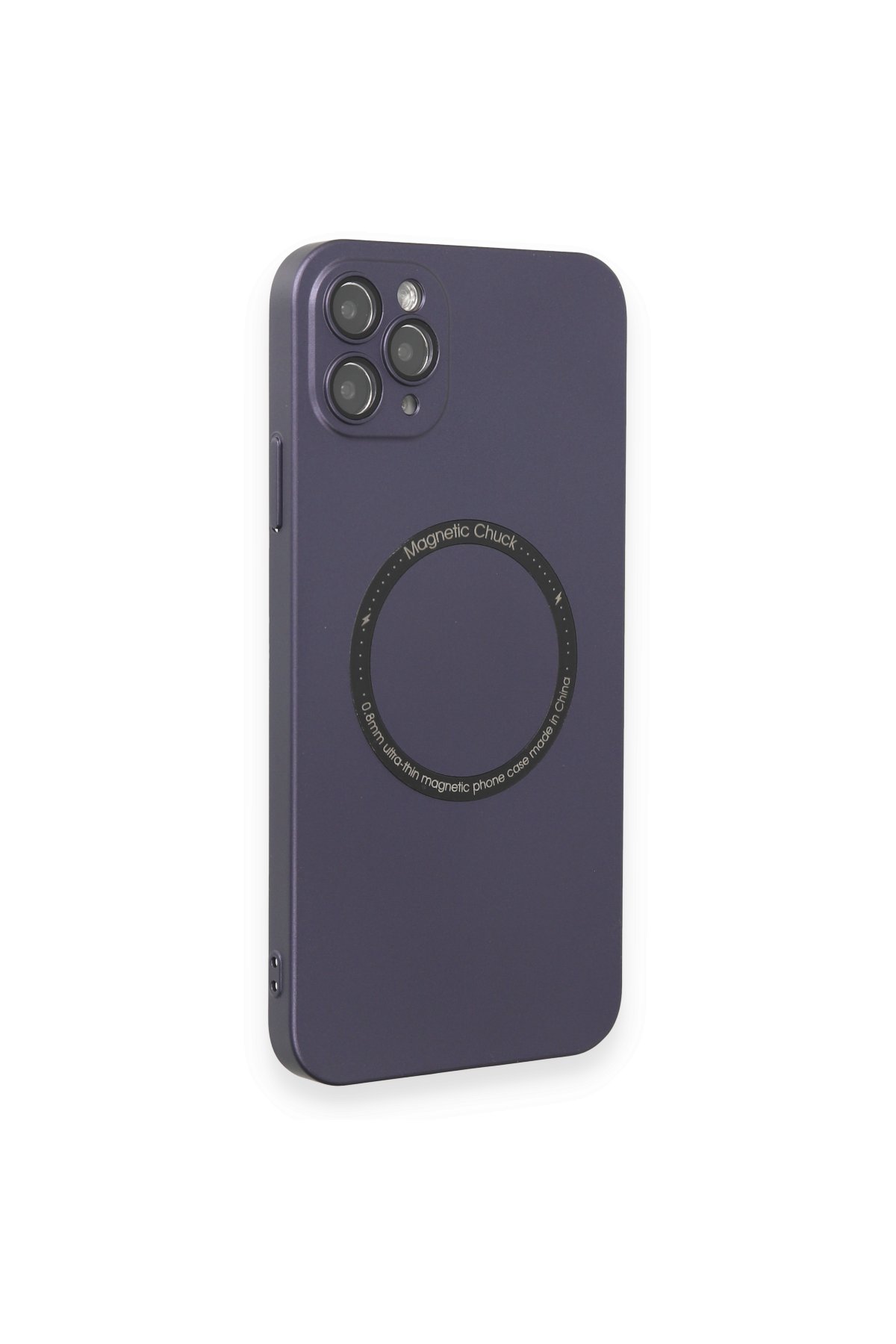 Newface iPhone 11 Pro Max Kılıf Miami Şeffaf Silikon - Lacivert