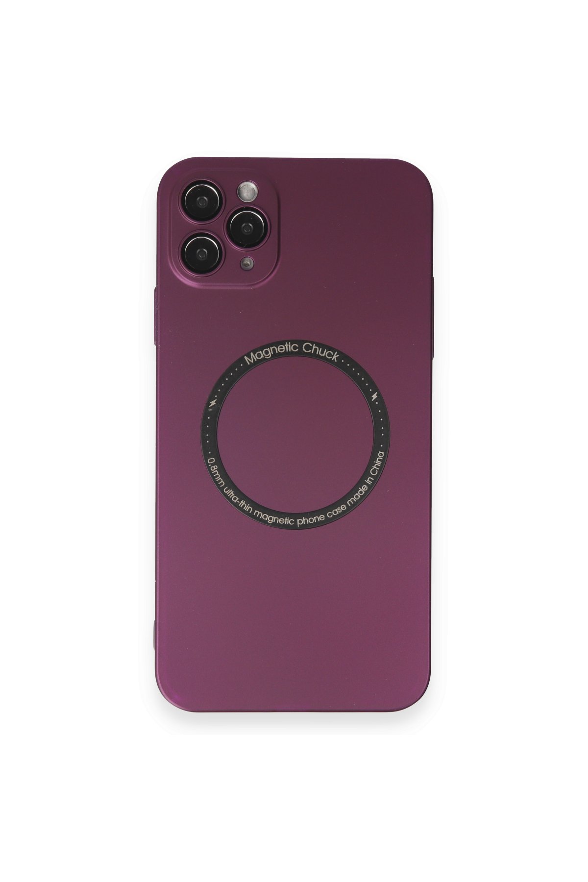 Newface iPhone 11 Pro Max Neon Fosforlu Kamera Lens - Turuncu