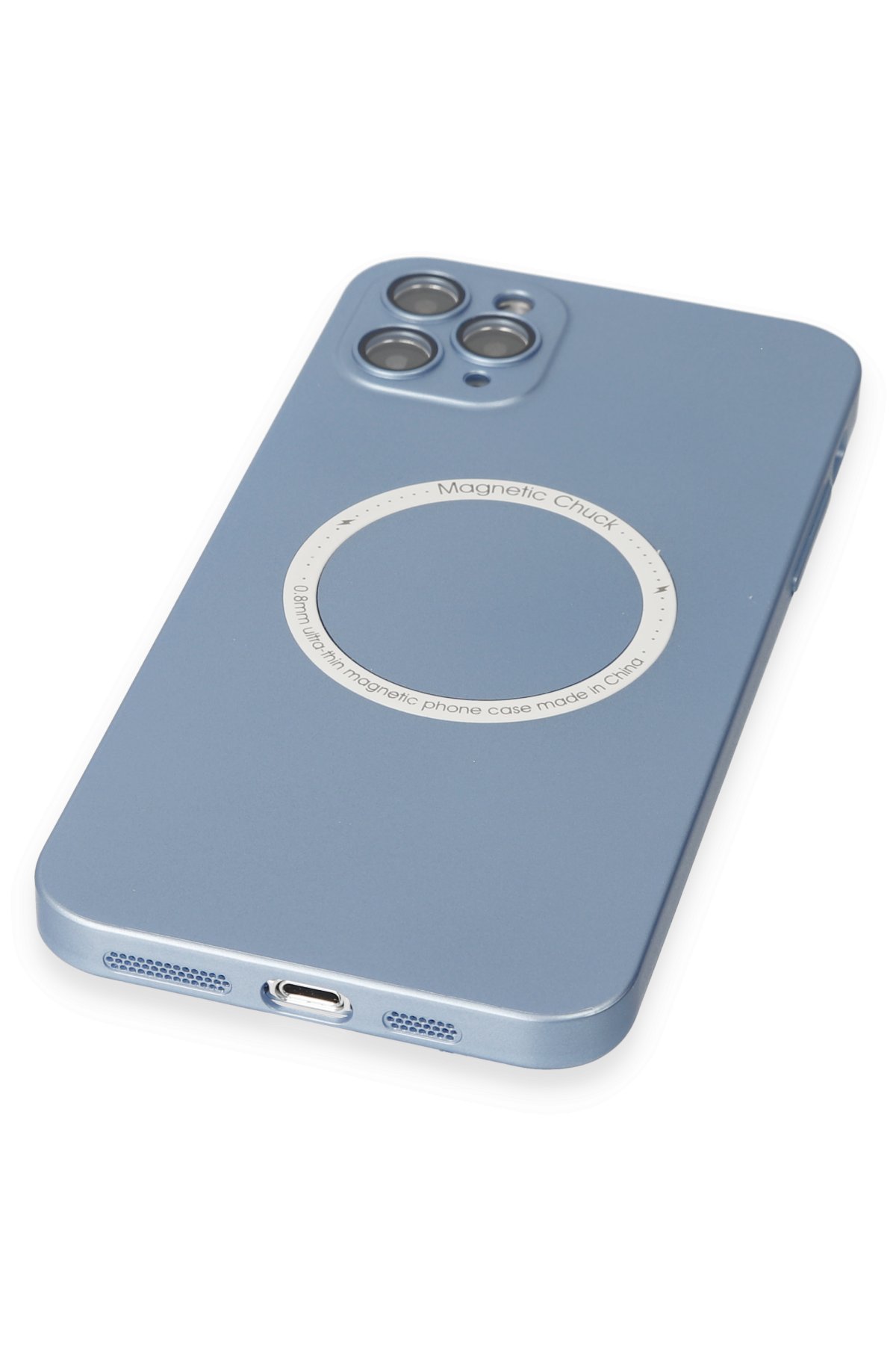 Newface iPhone 11 Pro Max Kılıf Coco Deri Standlı Kapak - Su Yeşili