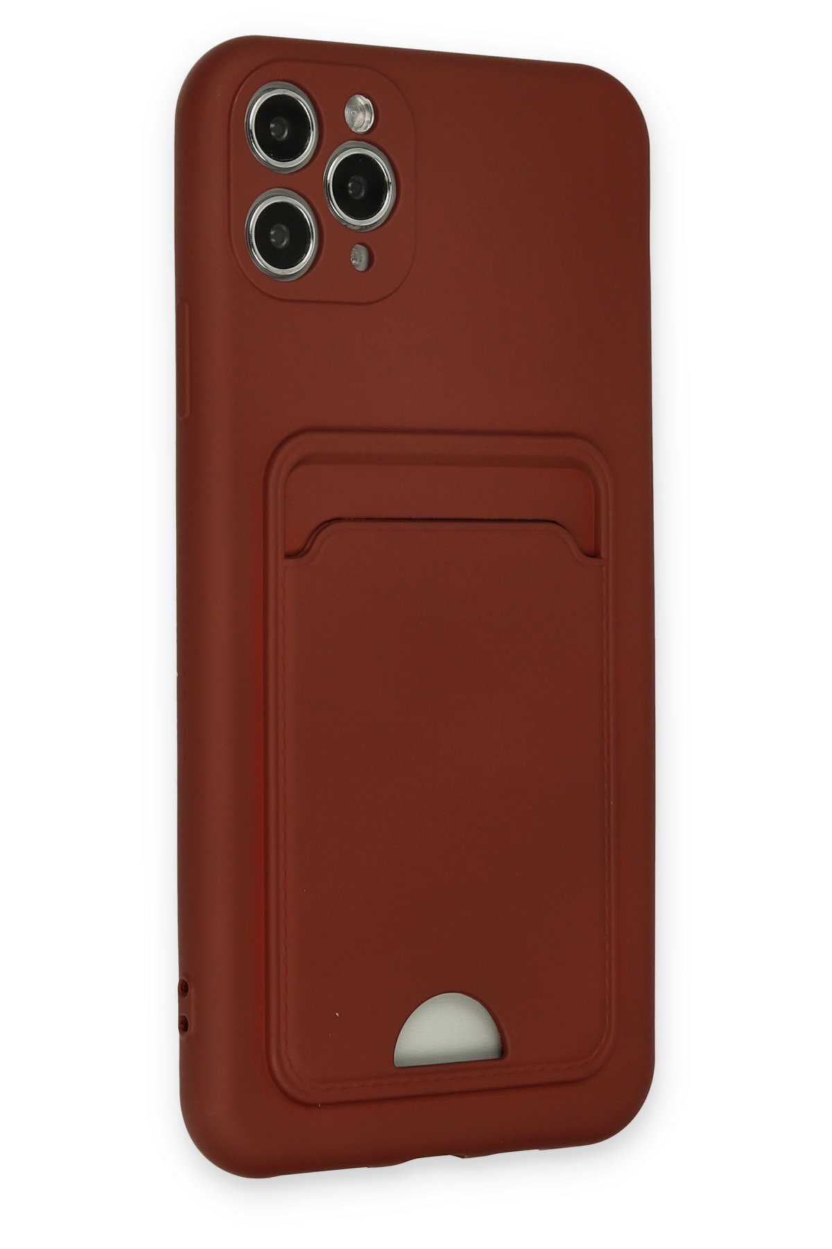 Newface iPhone 11 Pro Max Kılıf Platin Simli Silikon - Sarı