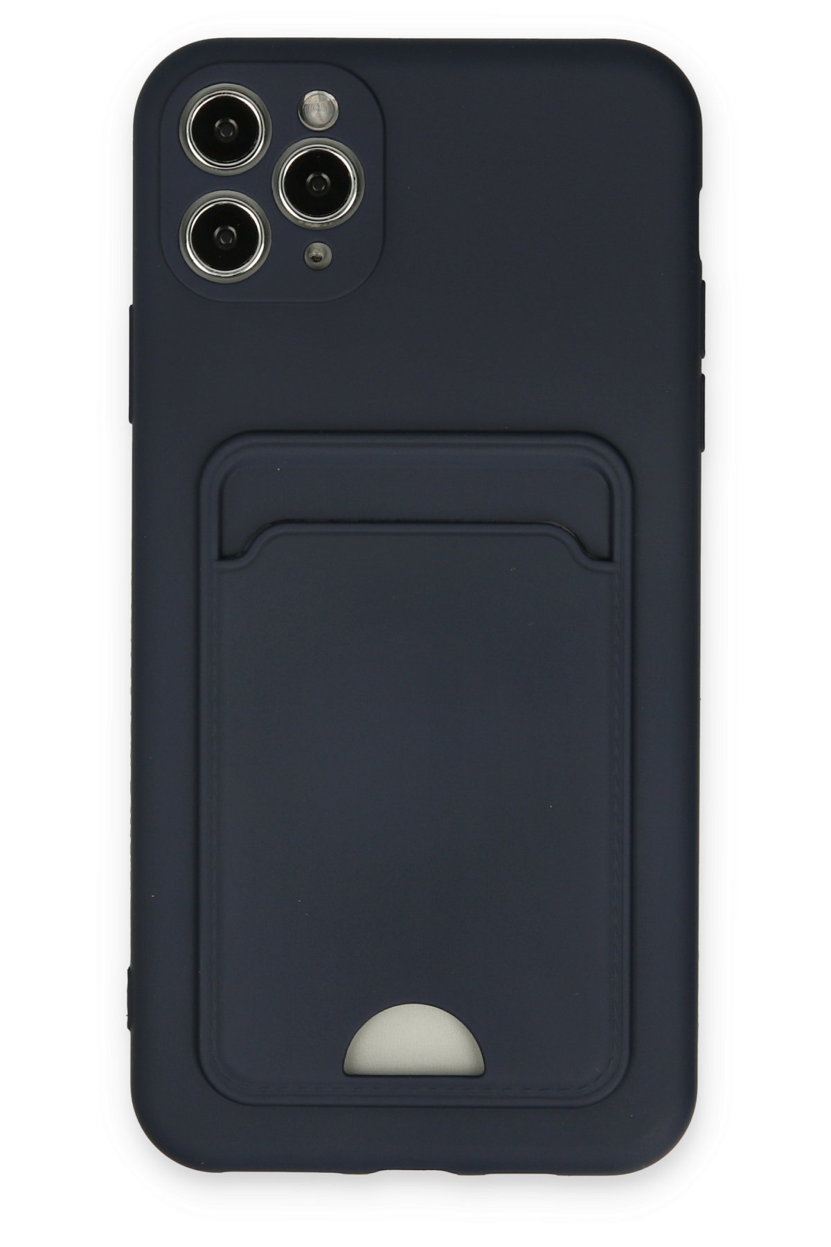 Newface iPhone 11 Pro Max Kılıf Platin Kamera Koruma Silikon - Kırmızı