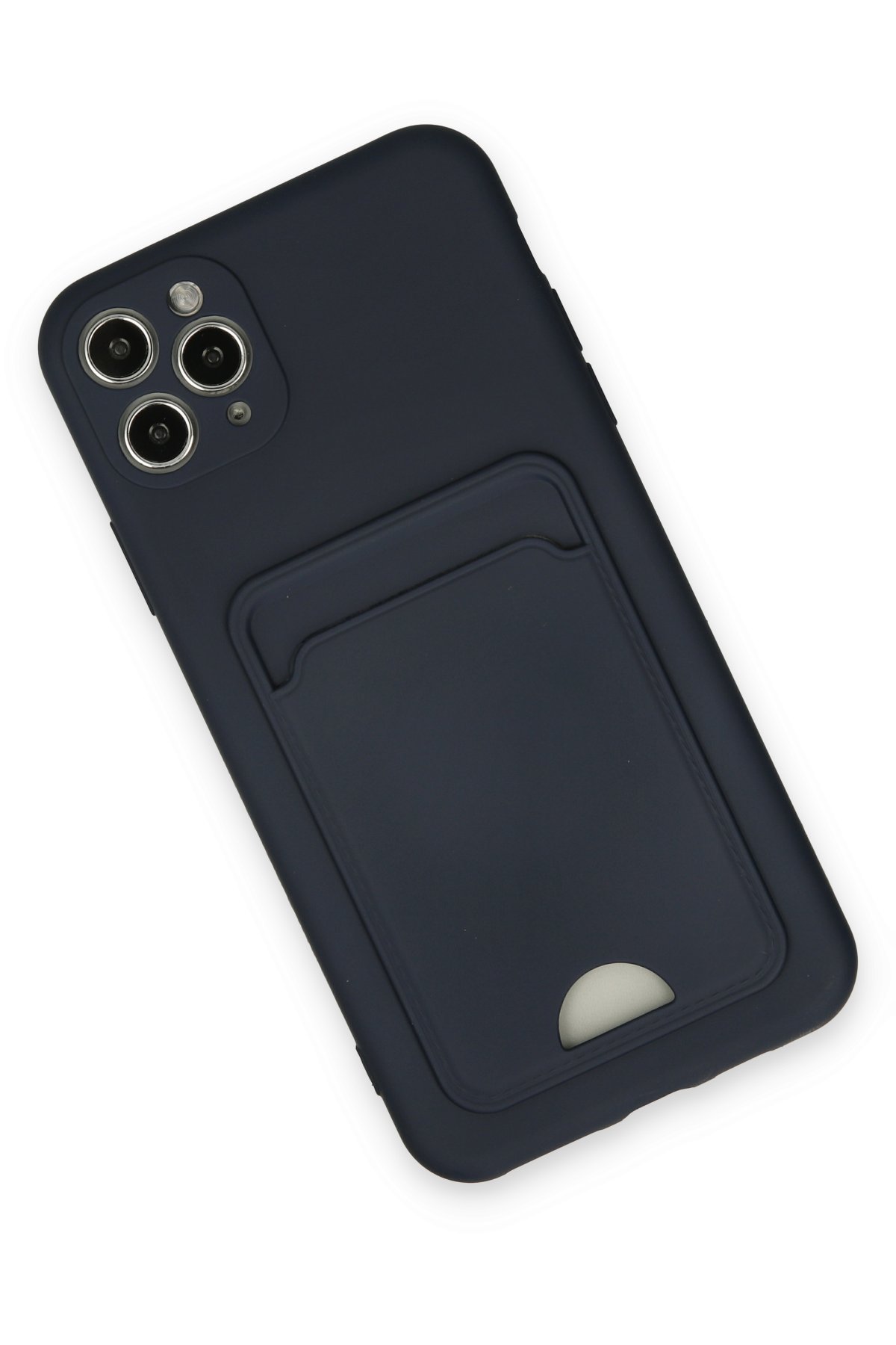 Newface iPhone 11 Pro Max Kılıf Platin Kamera Koruma Silikon - Kırmızı