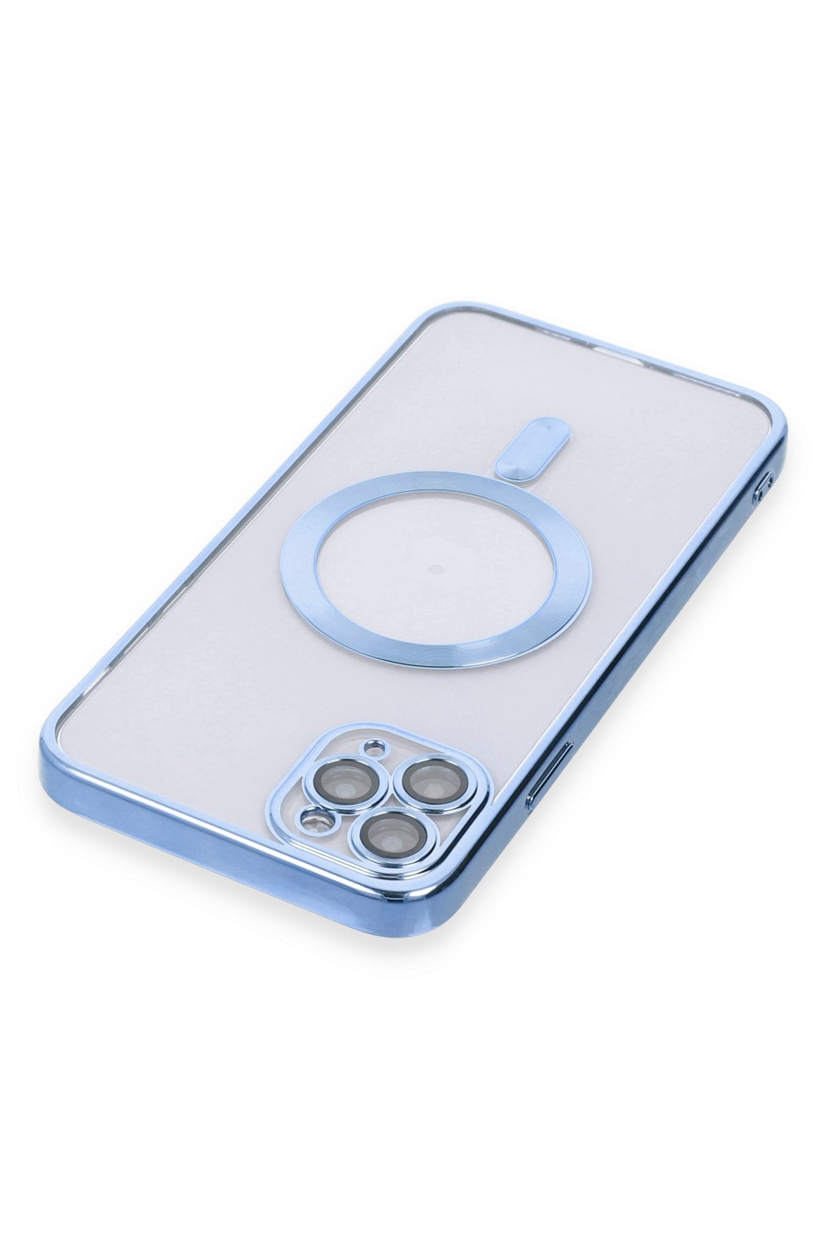 Newface iPhone 11 Pro Max Shine Kamera Lens - Mavi