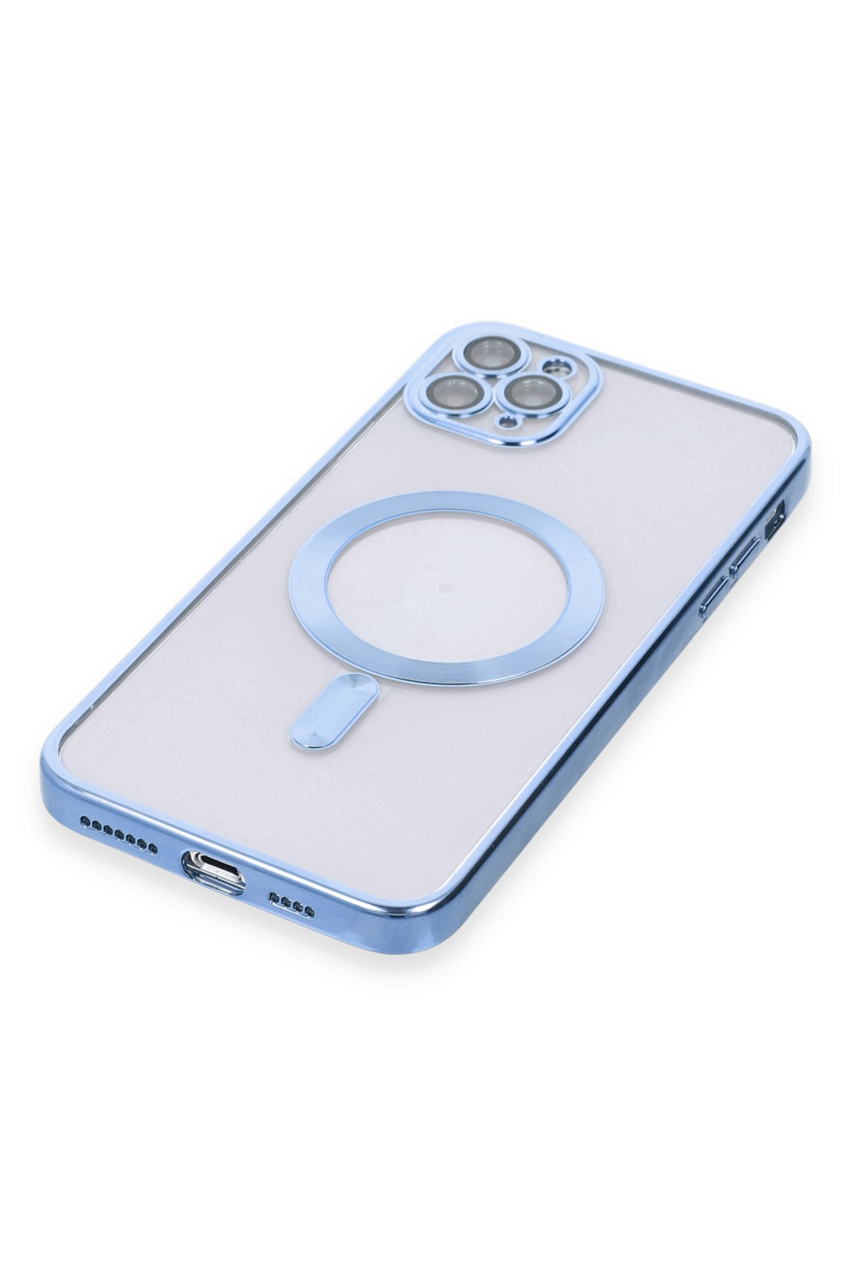 Newface iPhone 11 Pro Max Shine Kamera Lens - Mavi