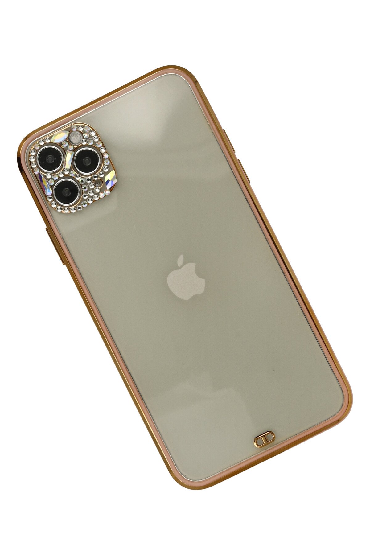 Newface iPhone 11 Pro Max Kılıf Platin Kamera Koruma Silikon - Sarı