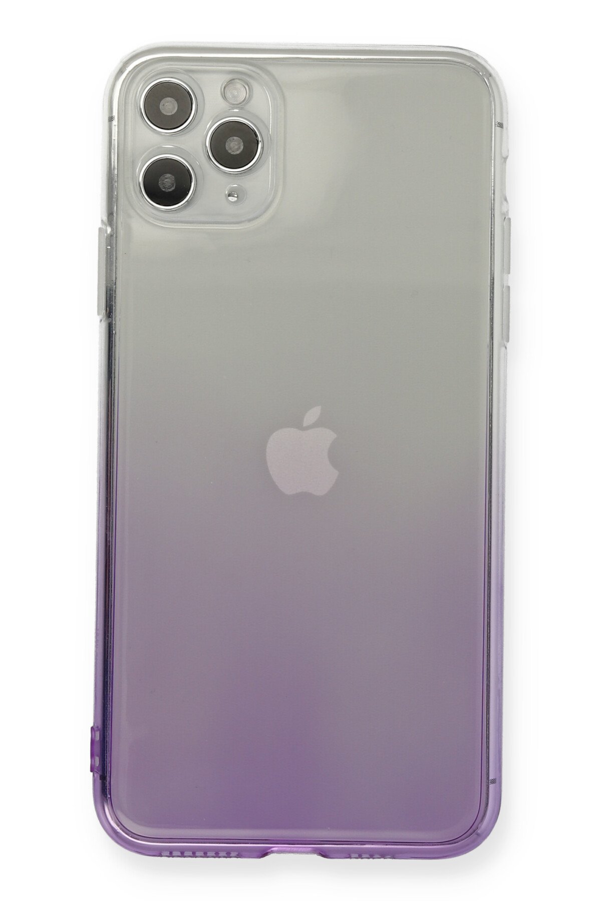 Newface iPhone 11 Pro Max Kılıf Coco Deri Silikon Kapak - Açık Lila