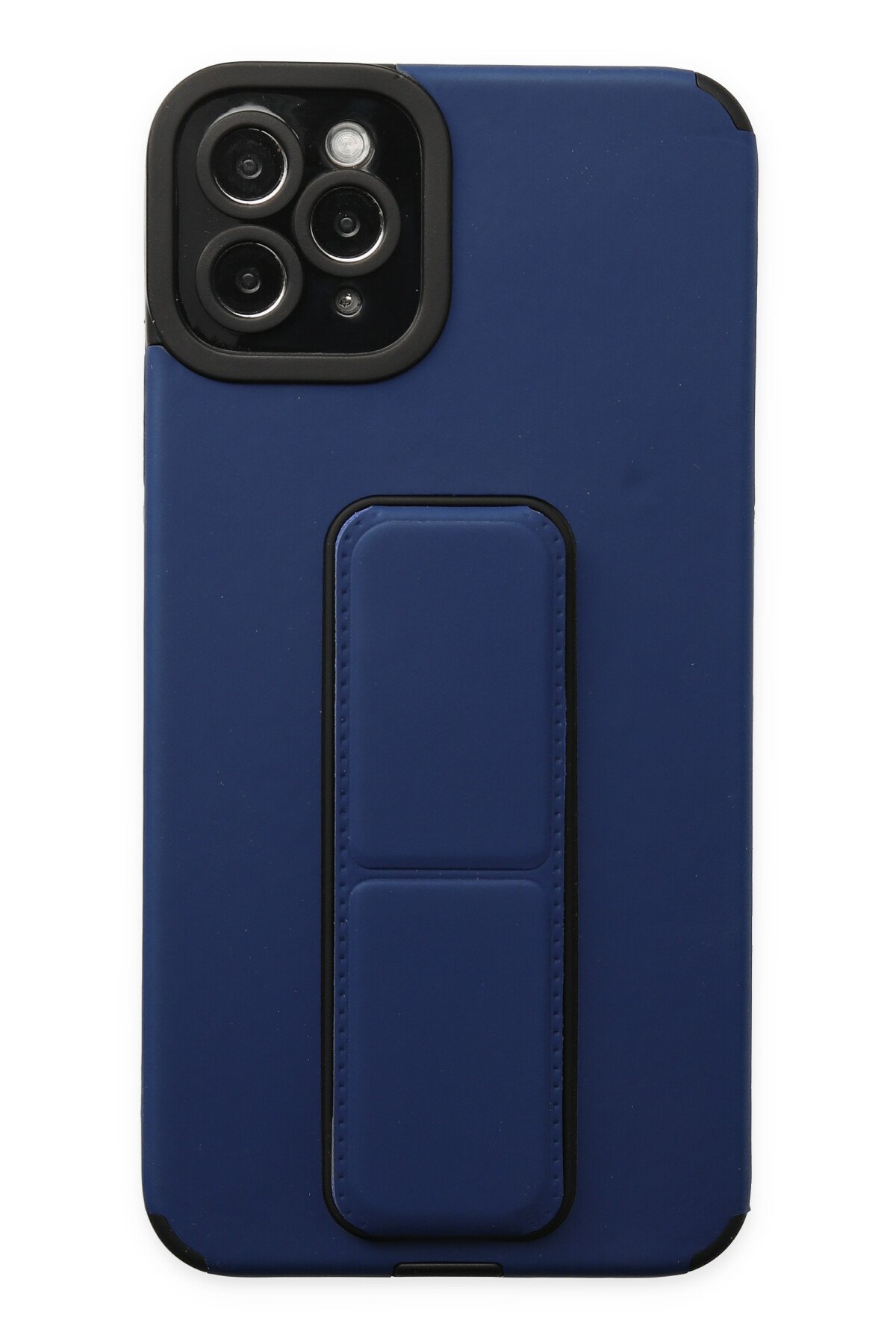 Newface iPhone 11 Pro Max Kılıf Boyi Magsafe Silikon Kapak - Siyah