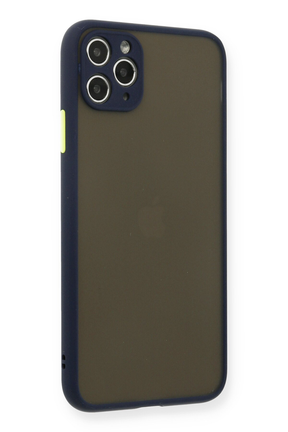 Newface iPhone 11 Pro Max Kılıf Color Lens Silikon - Pudra