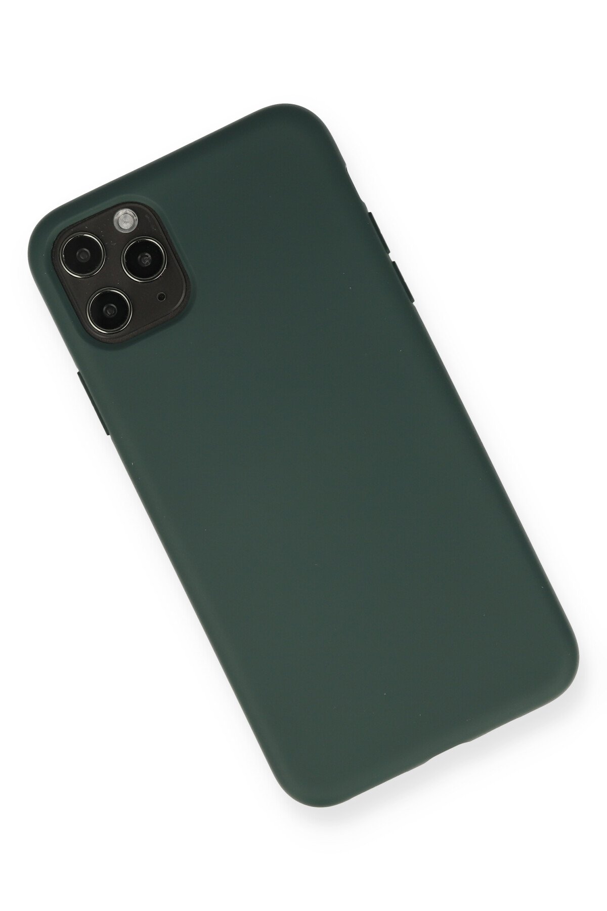 Newface iPhone 11 Pro Max Kılıf Gros Yüzüklü Silikon - Siyah