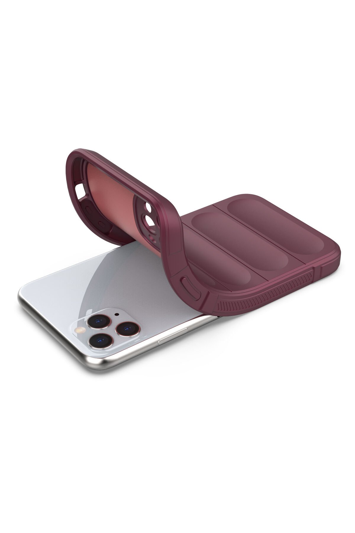 Newface iPhone 11 Pro Max Kılıf Color Lens Silikon - Yeşil