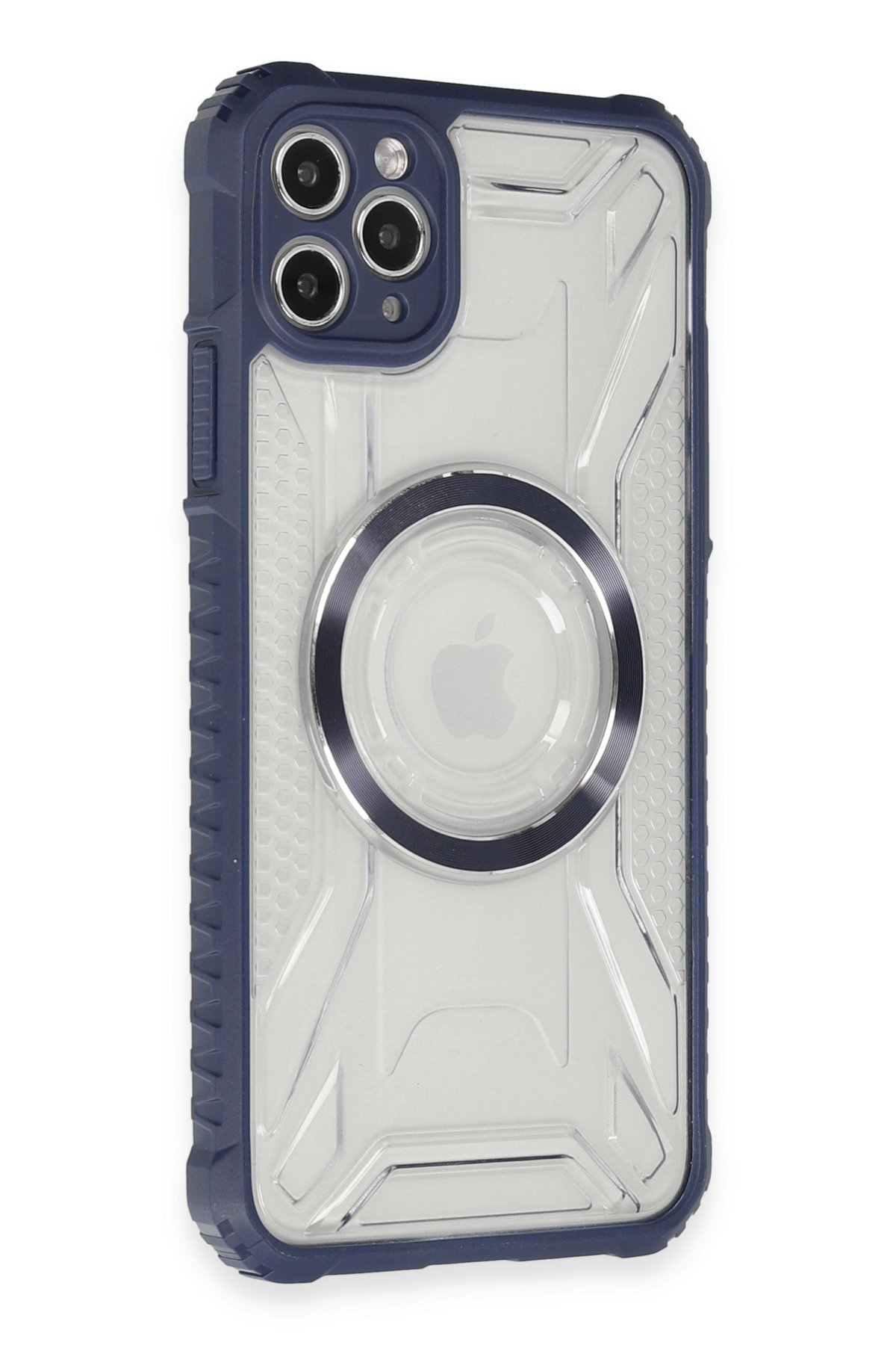 Newface iPhone 11 Pro Max Kılıf Grand Magneticsafe Kapak - Beyaz
