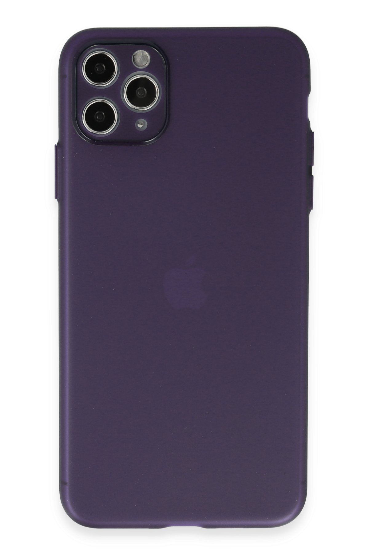 Newface iPhone 11 Pro Max Kılıf Coco Deri Silikon Kapak - Açık Lila