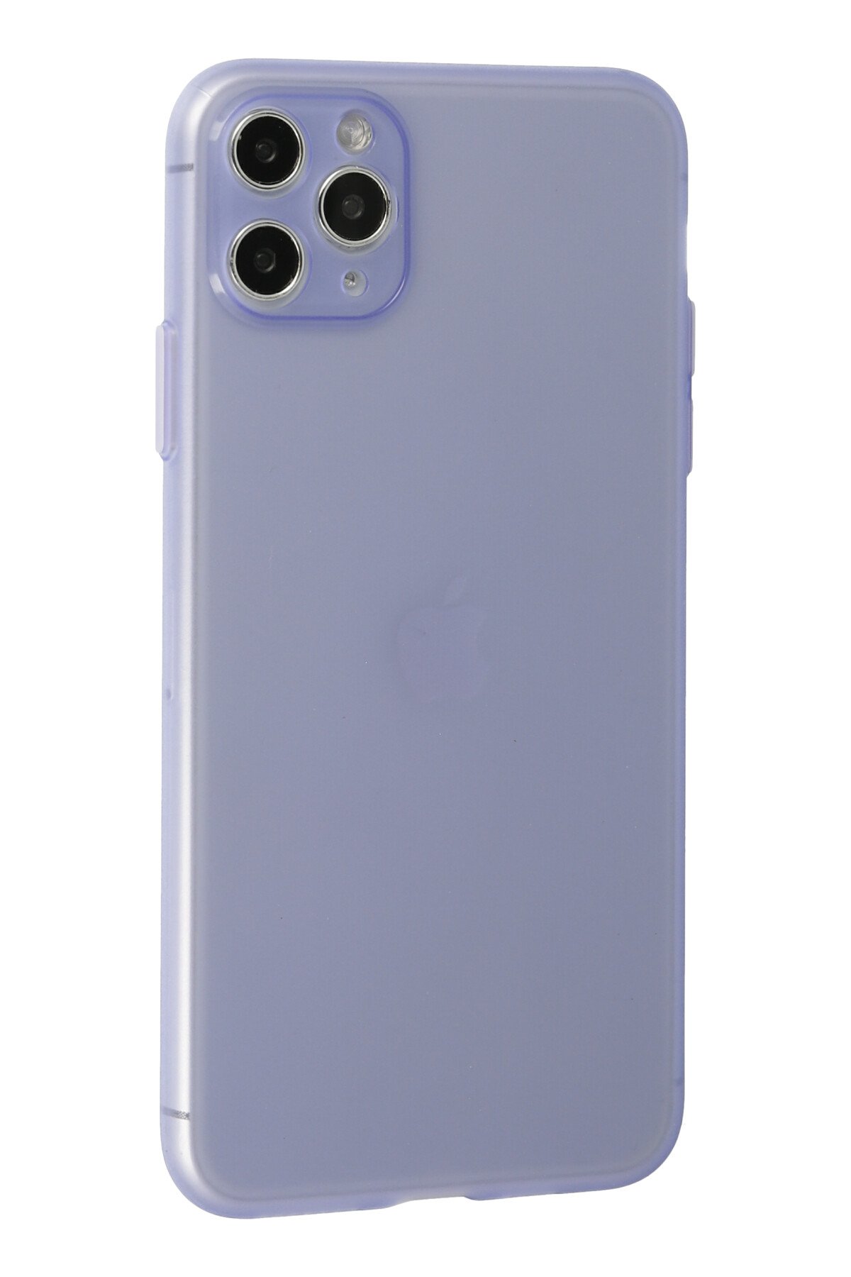 Newface iPhone 11 Pro Max Kılıf Platin Kamera Koruma Silikon - Lila