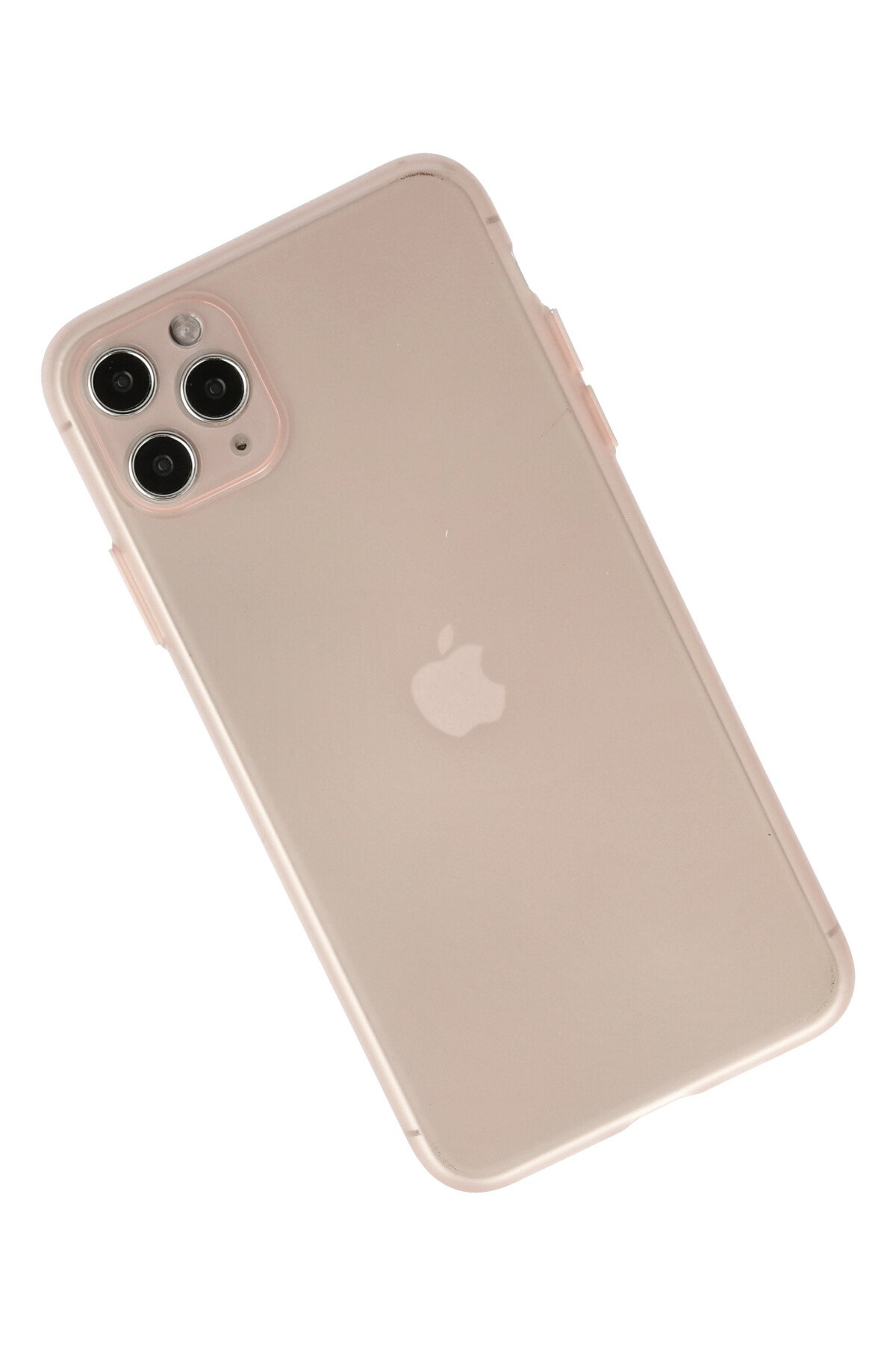Newface iPhone 11 Pro Max Kılıf Platin Silikon - Pembe
