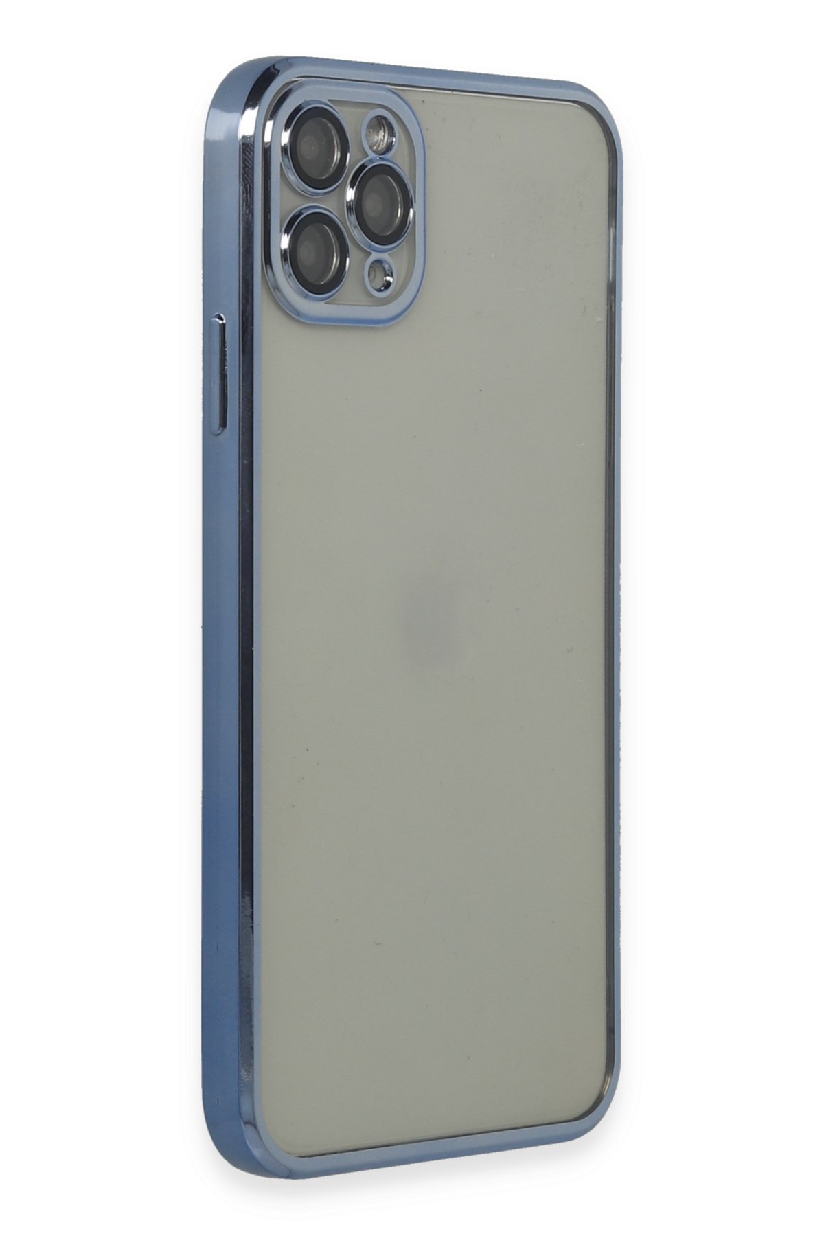 Newface iPhone 11 Pro Max Neon Fosforlu Kamera Lens - Mavi