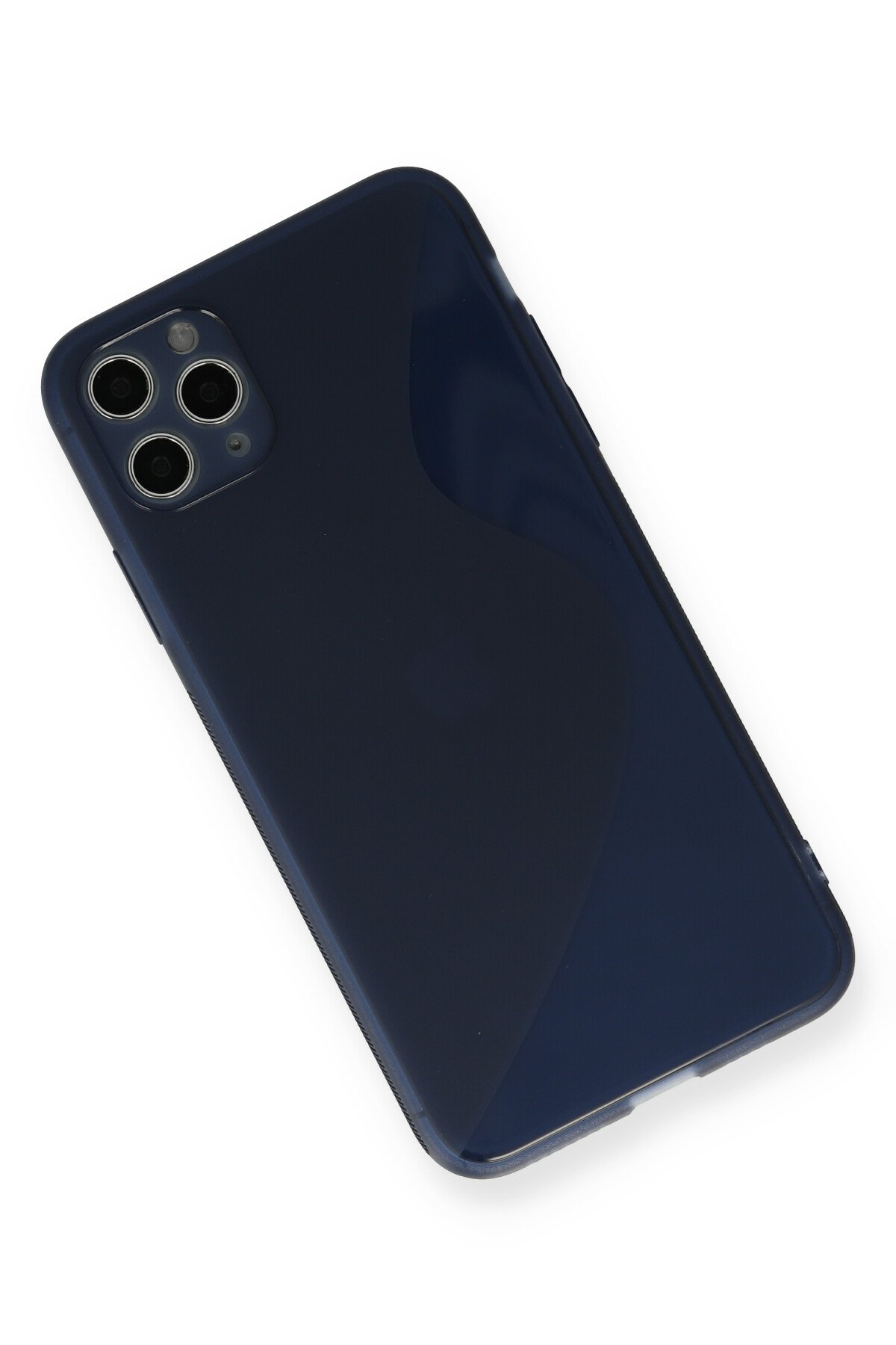 Newface iPhone 11 Pro Max Kılıf Zegna Yüzüklü Silikon Kapak - Siyah