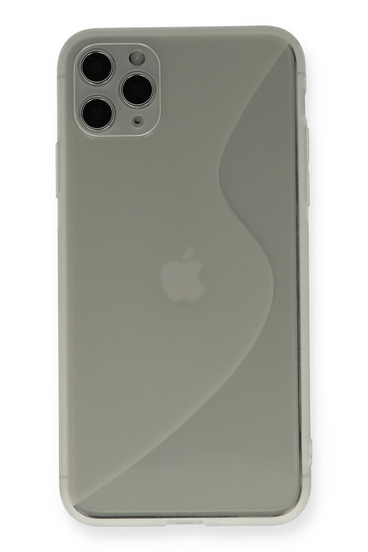 Newface iPhone 11 Pro Max Kılıf PP Ultra İnce Kapak - Gri