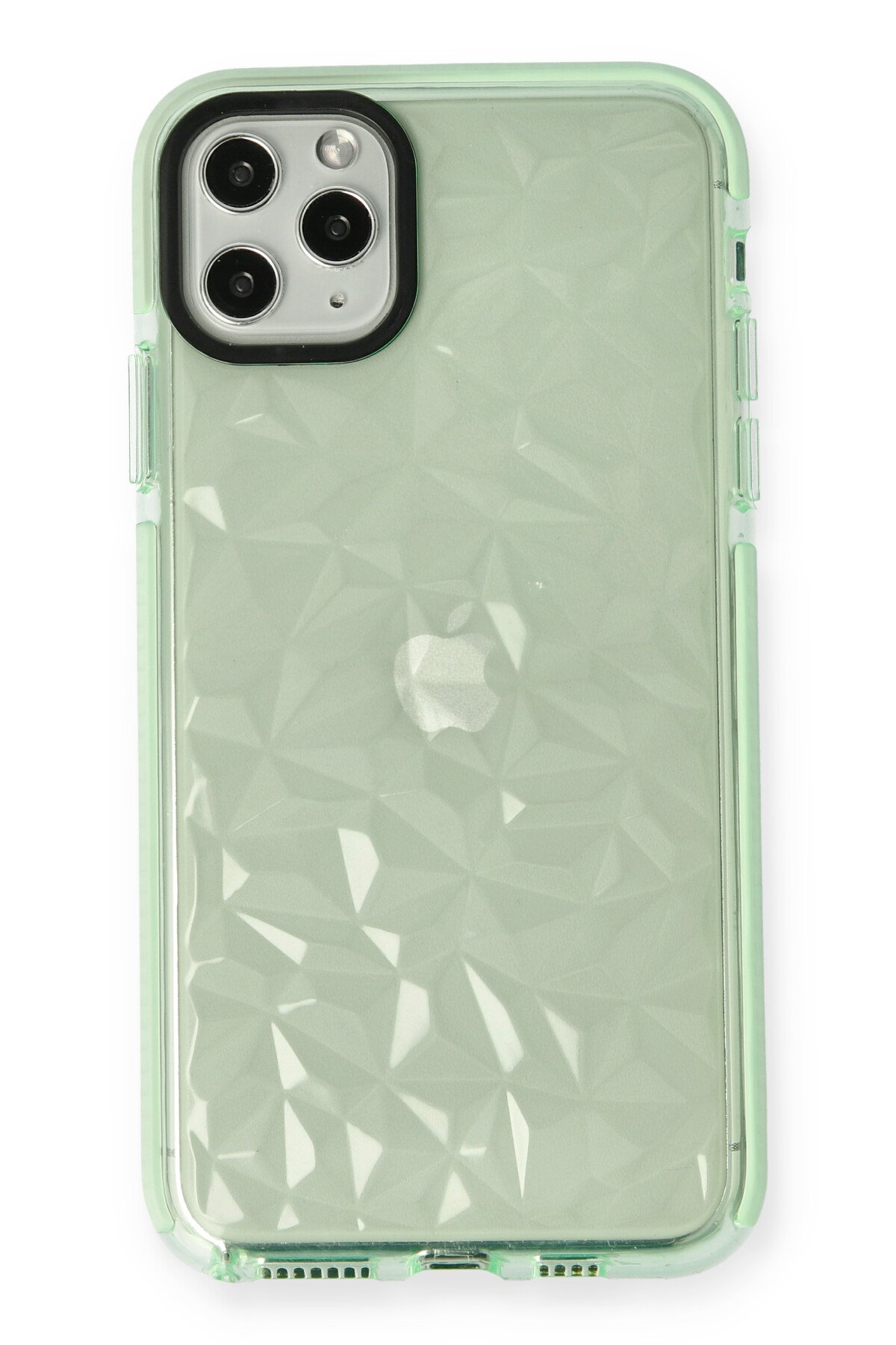 Newface iPhone 11 Pro Max Kılıf Coco Deri Silikon Kapak - Siyah