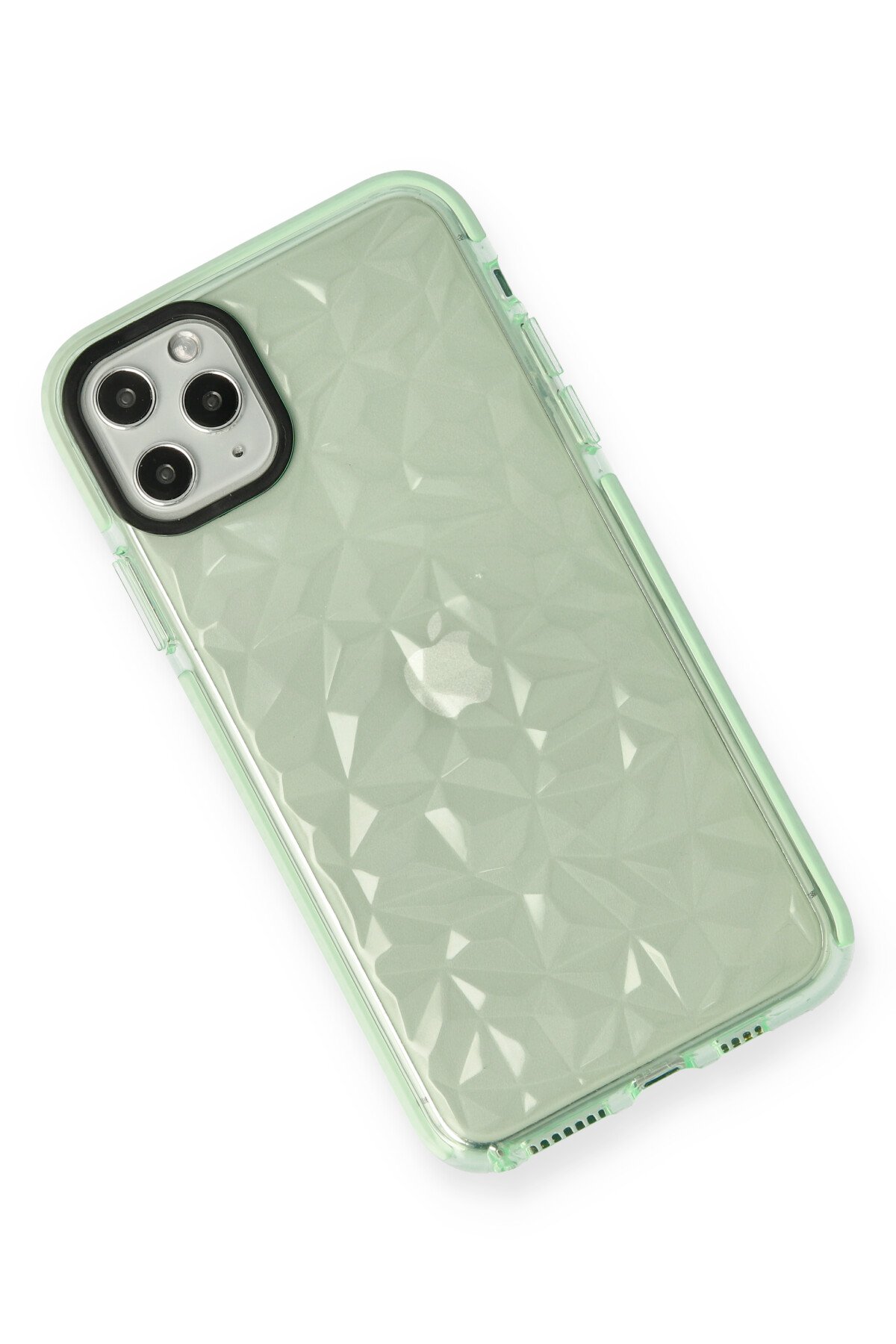 Newface iPhone 11 Pro Max Kılıf Coco Deri Silikon Kapak - Siyah