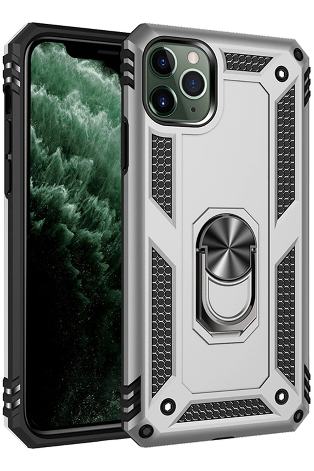 Newface iPhone 11 Pro Max Kılıf Optimum Silikon - Mor