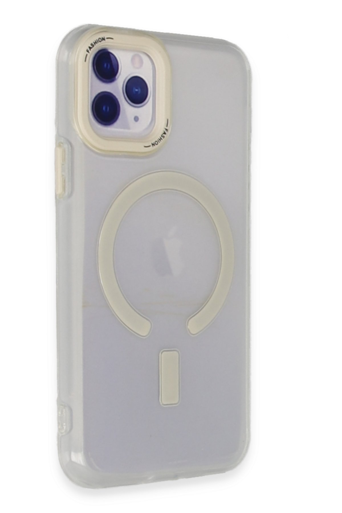 Newface iPhone 11 Pro Max Kılıf Loop Deri Silikon - Lacivert