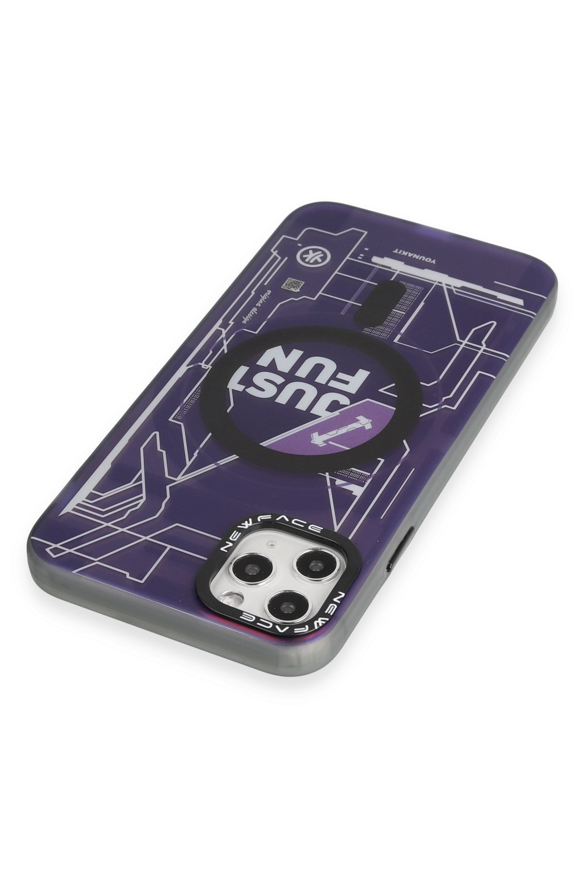 Newface iPhone 11 Pro Max Kılıf Palm Buzlu Kamera Sürgülü Silikon - Sarı