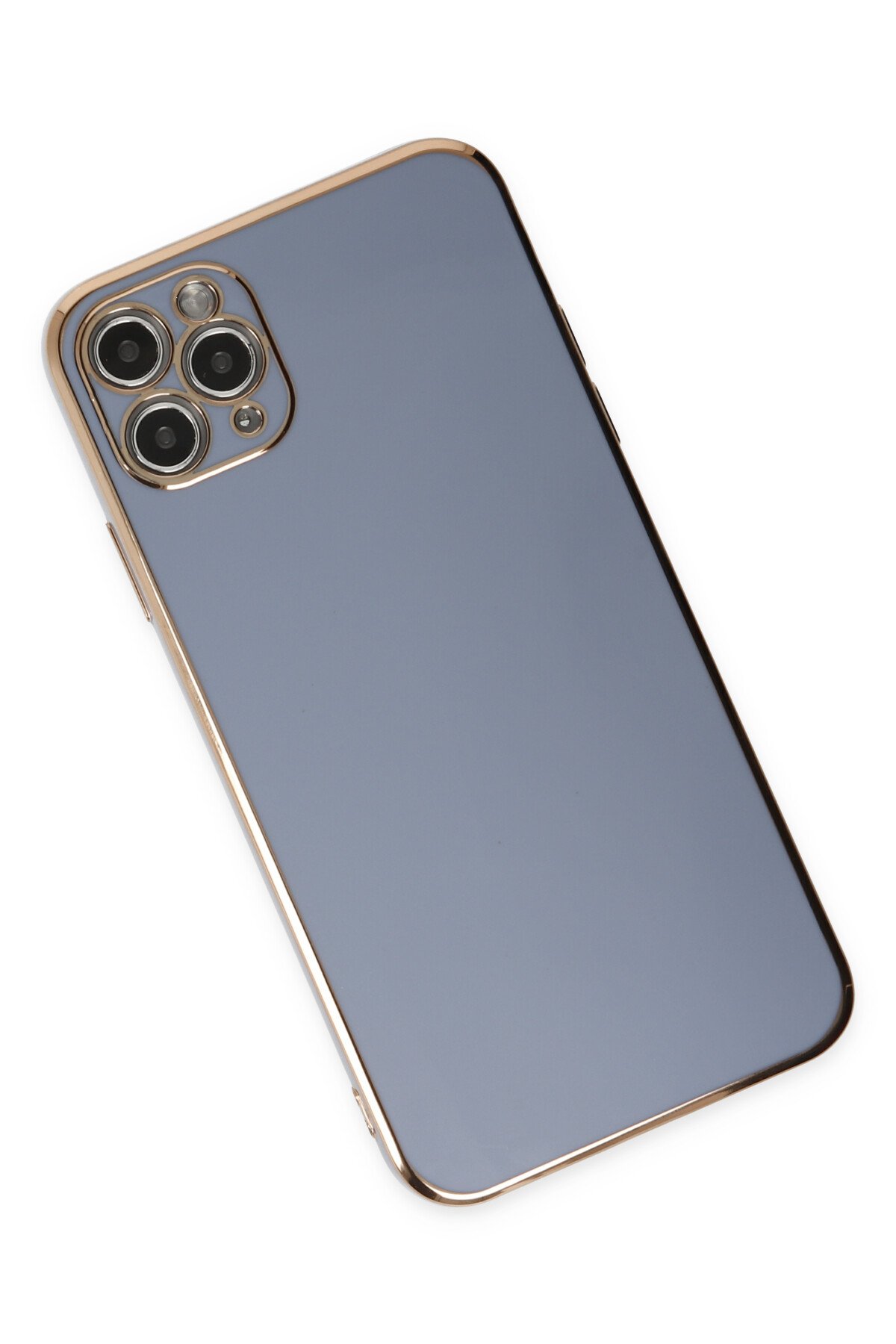 Newface iPhone 11 Pro Max Kılıf Esila Silikon - Lila