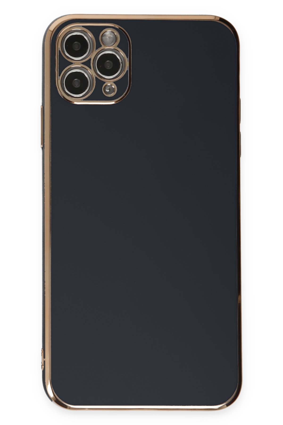 Newface iPhone 11 Pro Max Kılıf Loop Deri Silikon - Siyah