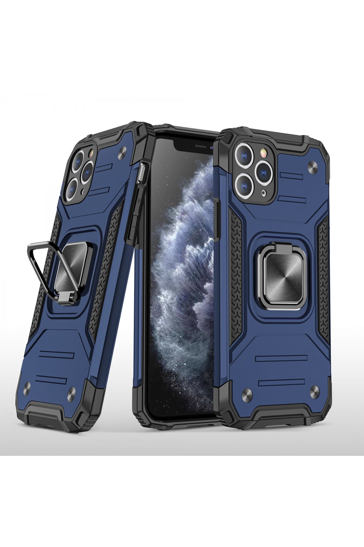 Newface iPhone 11 Pro Max Kılıf Nano içi Kadife Silikon - Yeşil