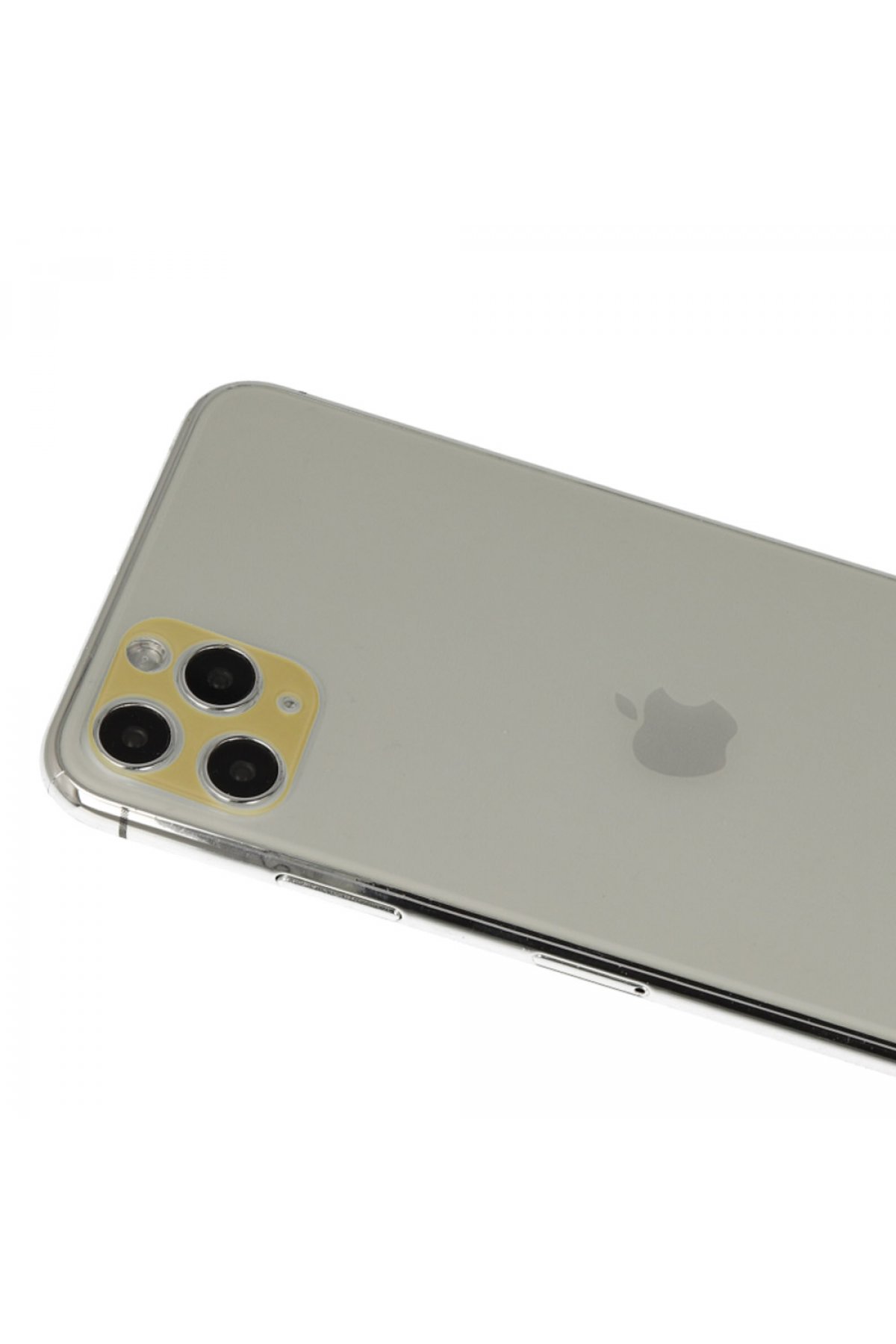 Newface iPhone 11 Pro Max Kılıf Sky Deri Silikon - Sarı