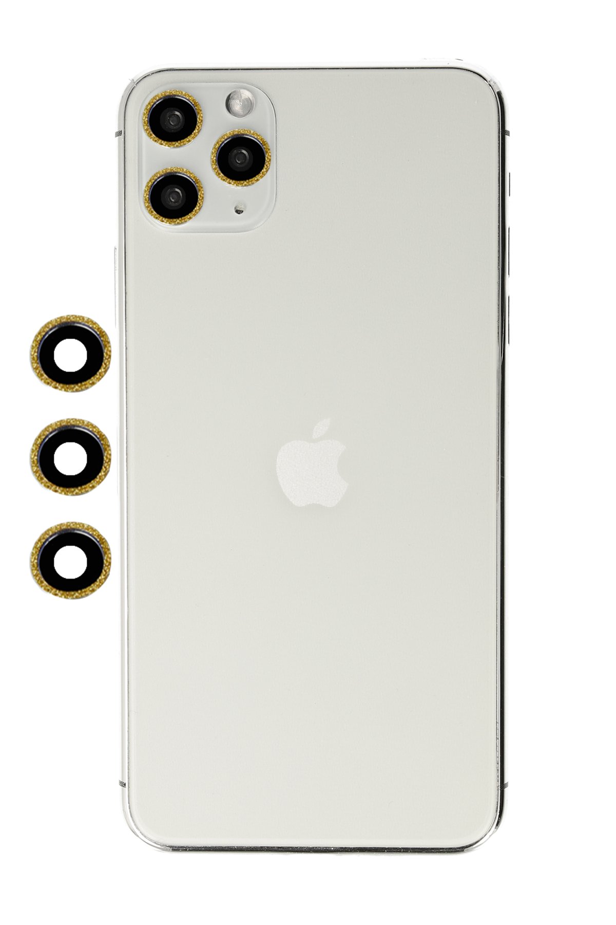 Newface iPhone 11 Pro Kılıf Pars Lens Yüzüklü Silikon - Yeşil