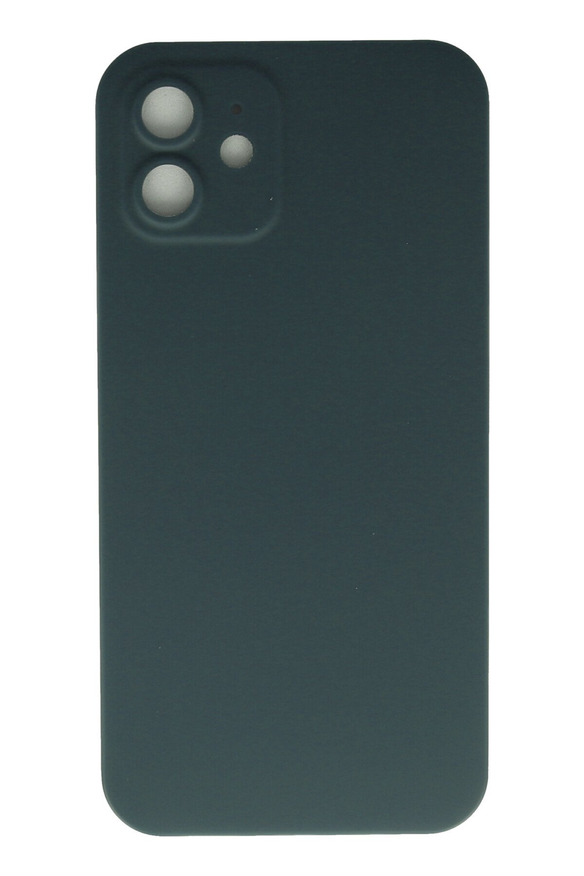 Newface iPhone 12 Kılıf Focus Derili Silikon - Yeşil