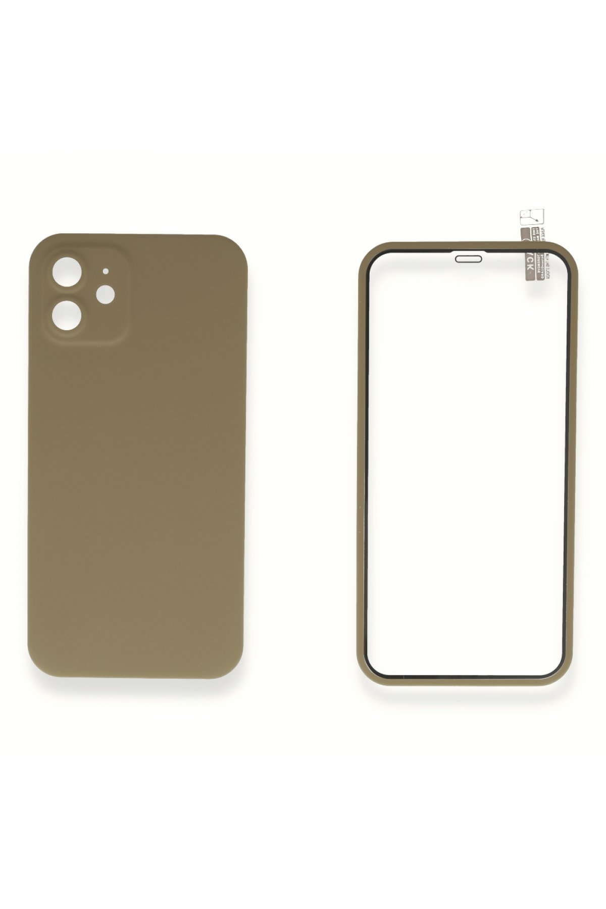 Newface iPhone 12 Kılıf Montreal Yüzüklü Silikon Kapak - Yeşil